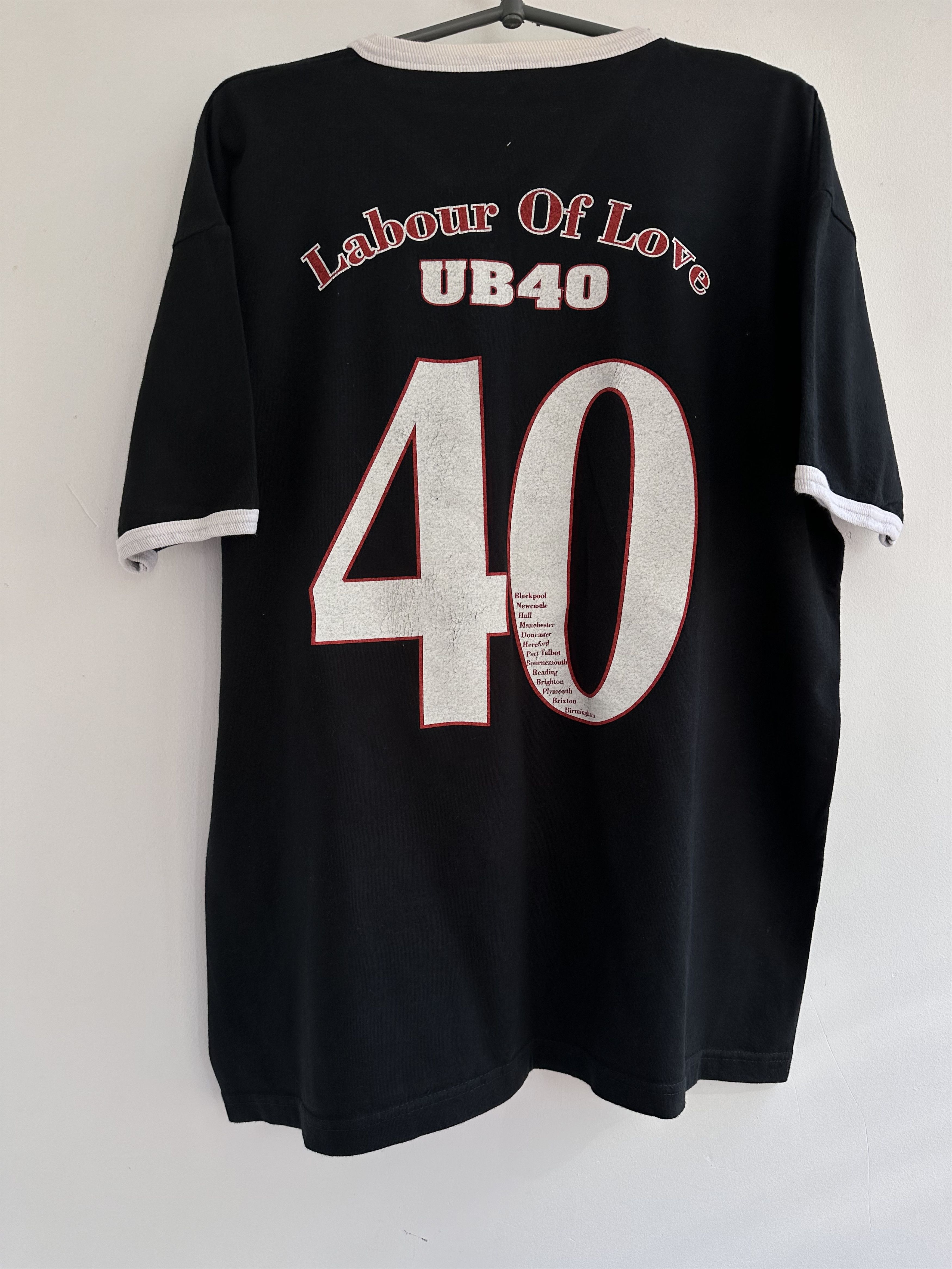Band Tees × Vintage UB40 labour of love 3 tour 1998 t shirt Size US XL / EU 56 / 4 - 6 Thumbnail
