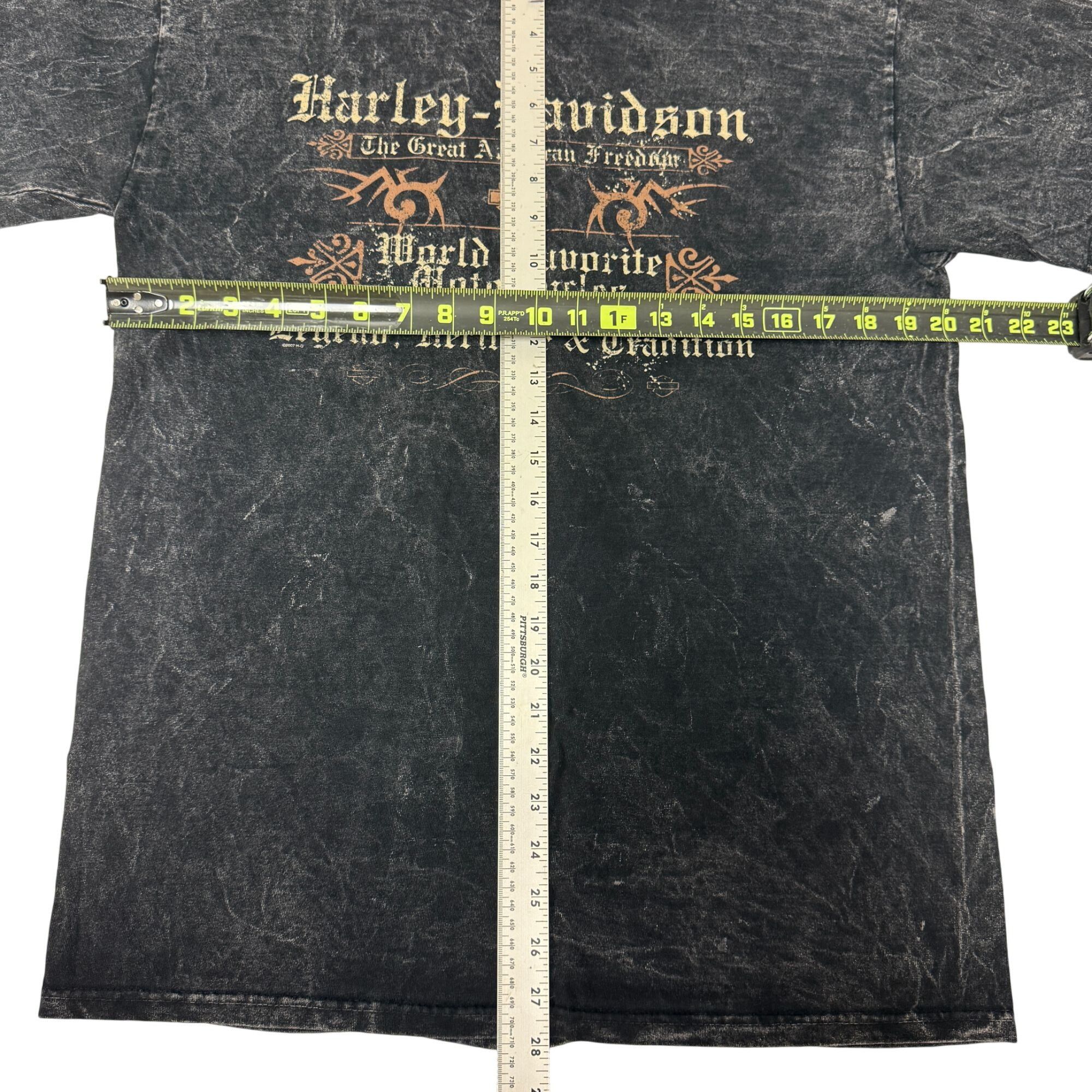 Harley Davidson Harley Davidson STONE WASH Motorcycle GOE Angleton Texas Tee Size US M / EU 48-50 / 2 - 8 Thumbnail