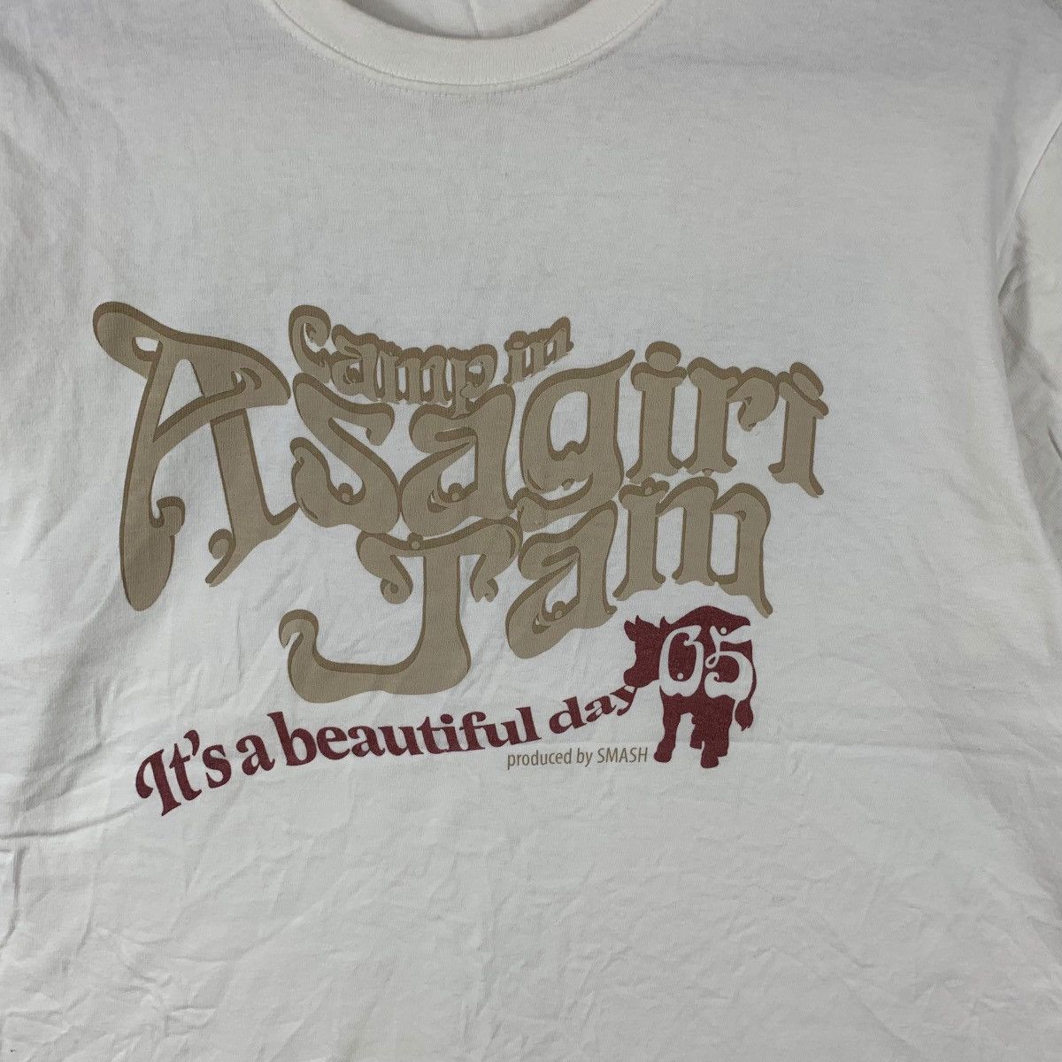 Vintage ASAGIRI JAM SMASH Japan Tour Arena Concert Staff Tee Shirt Size US M / EU 48-50 / 2 - 4 Thumbnail