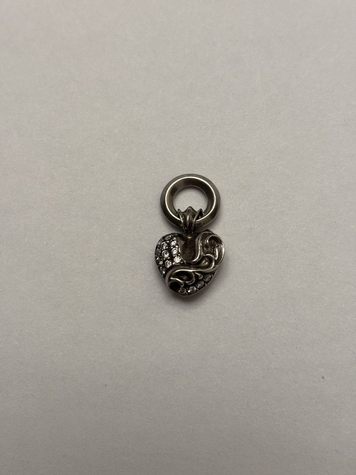 Chrome Hearts Chrome Hearts Pave Factory Set Diamond Heart Pendant Size ONE SIZE - 18 Thumbnail