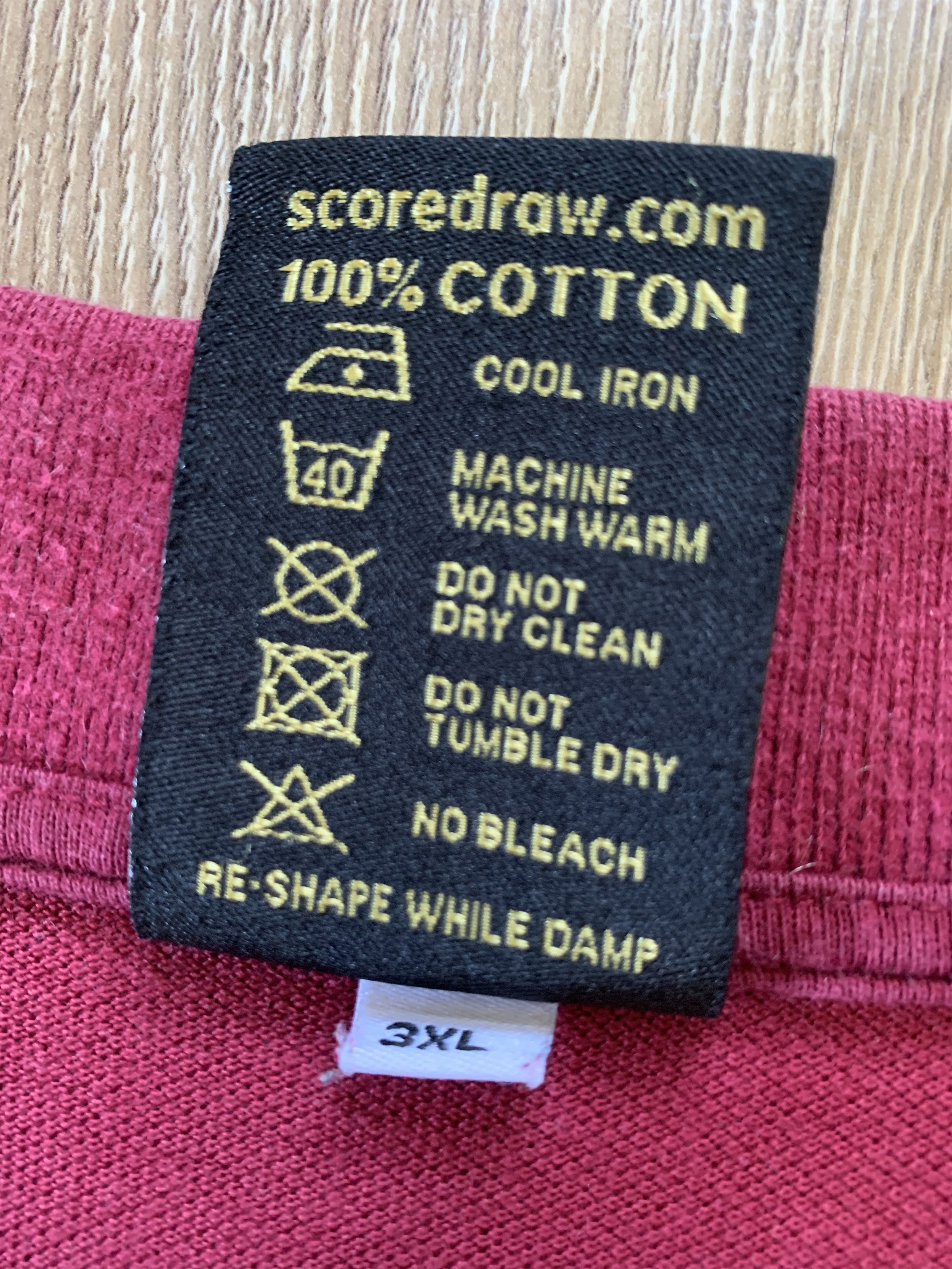 Vintage Vintage Score Draw Burnley Polo T-Shirt Size US XXL / EU 58 / 5 - 7 Thumbnail