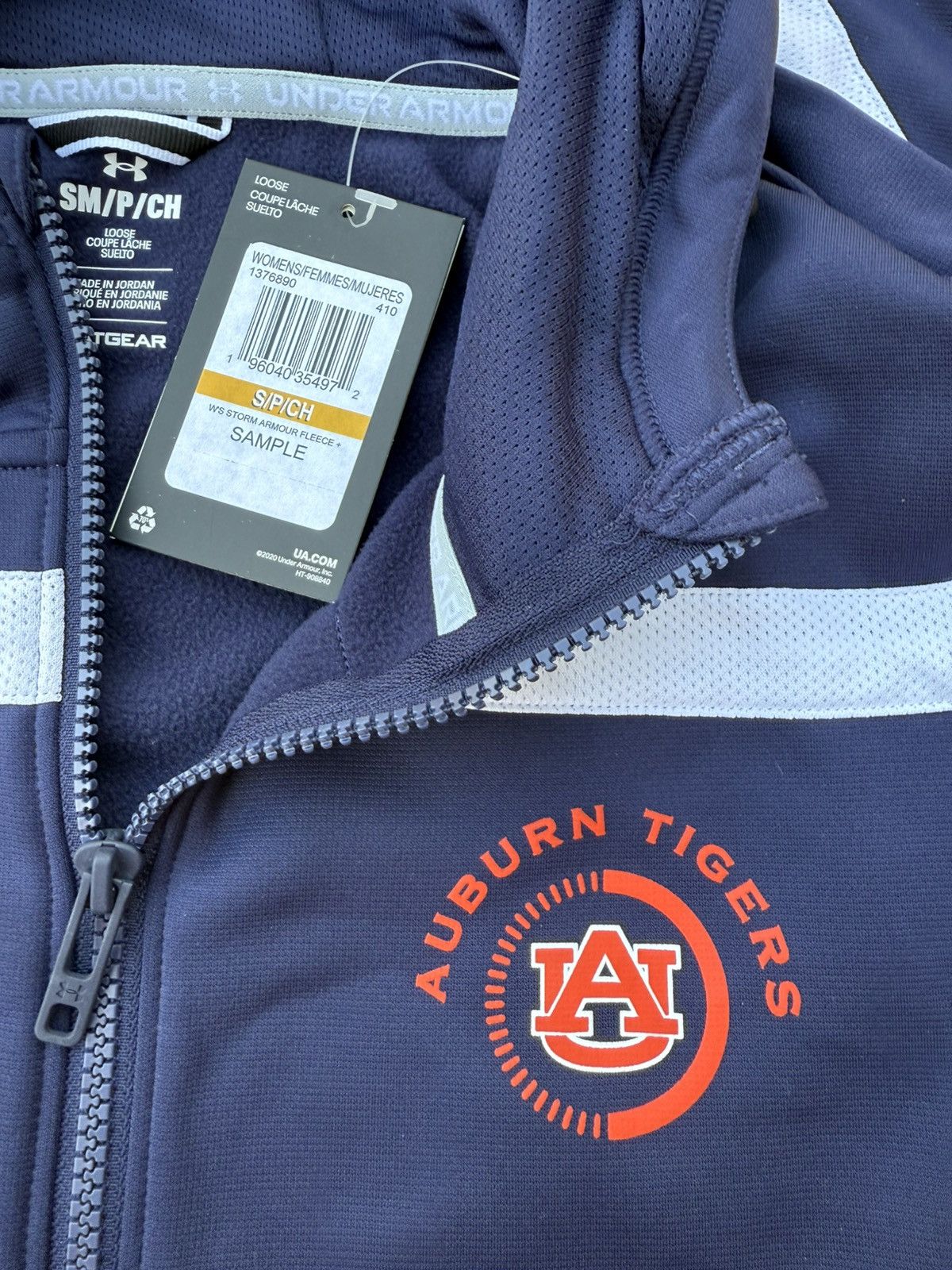 Under Armour Under Armour Navy Auburn Tigers Cropped Hoodie Sweatshirt Size S / US 4 / IT 40 - 9 Thumbnail