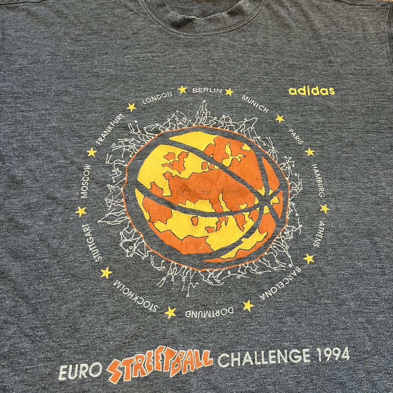 Adidas 1994 Adidas Streetball Challenge Football Shirt Vintage Size US M / EU 48-50 / 2 - 3 Thumbnail