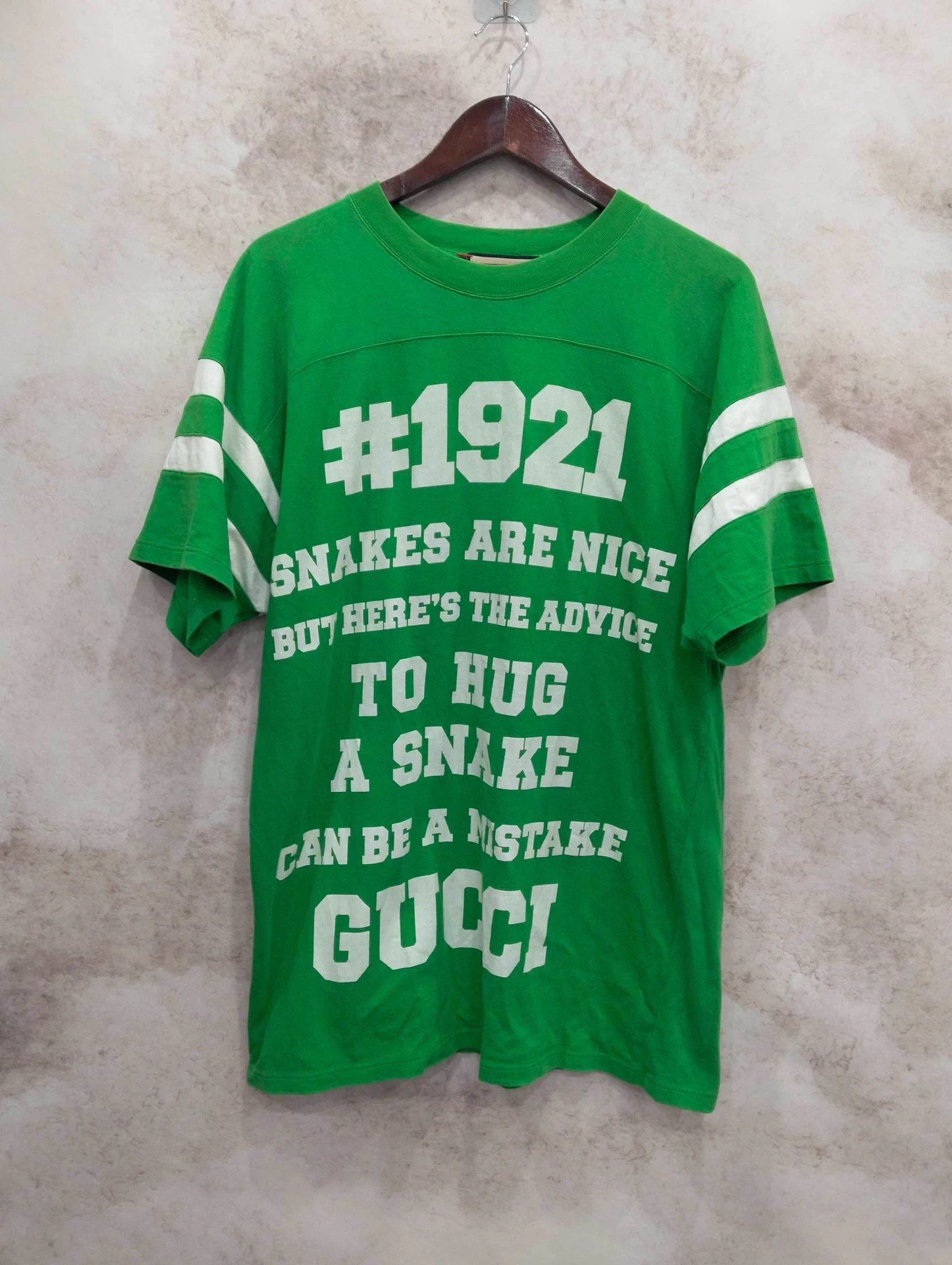 Gucci Gucci Green 1921 Print Short Sleeve T-Shirt S Size US S / EU 44-46 / 1 - 1 Thumbnail