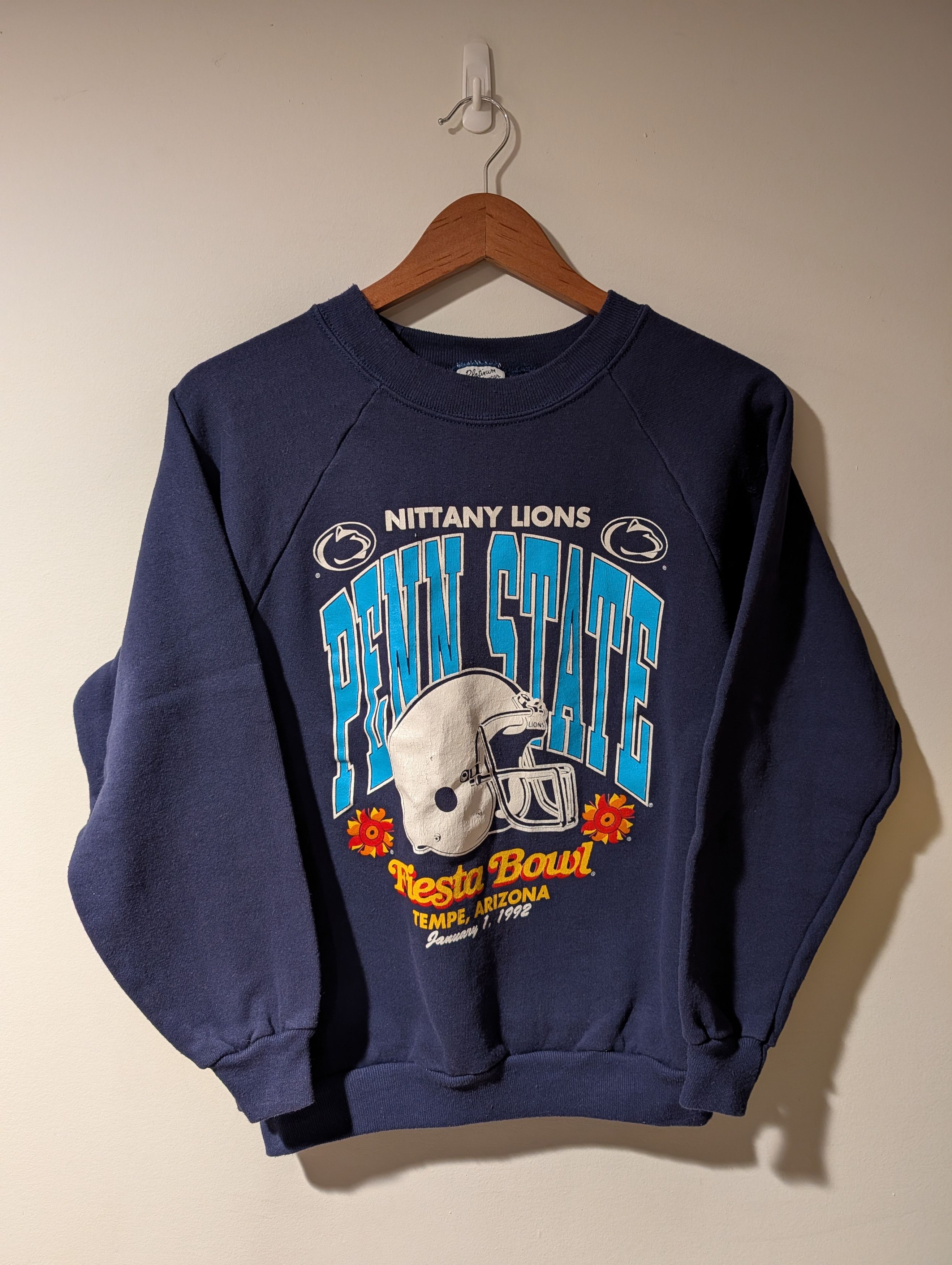 NCAA Vintage 1992 Penn State Nittany Lions Rose Bowl Crewneck BOY Size US XXS / EU 40 - 1 Thumbnail