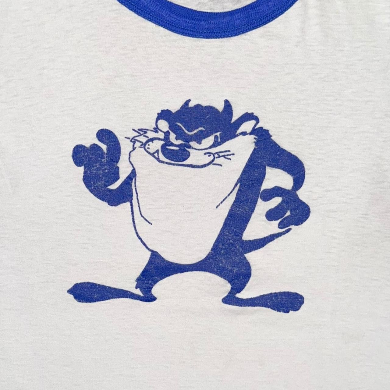 Other True Vintage 70s Tasmanian Devil Taz Looney Tunes Ringer Tee Size US XS / EU 42 / 0 - 4 Thumbnail