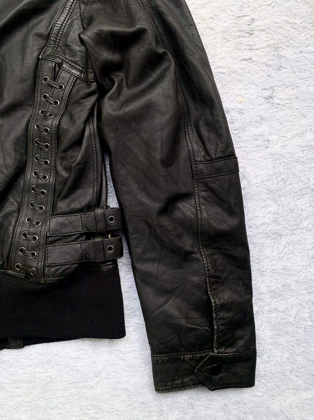 Neil Barrett Laced up military leather jacket Size US M / EU 48-50 / 2 - 4 Thumbnail