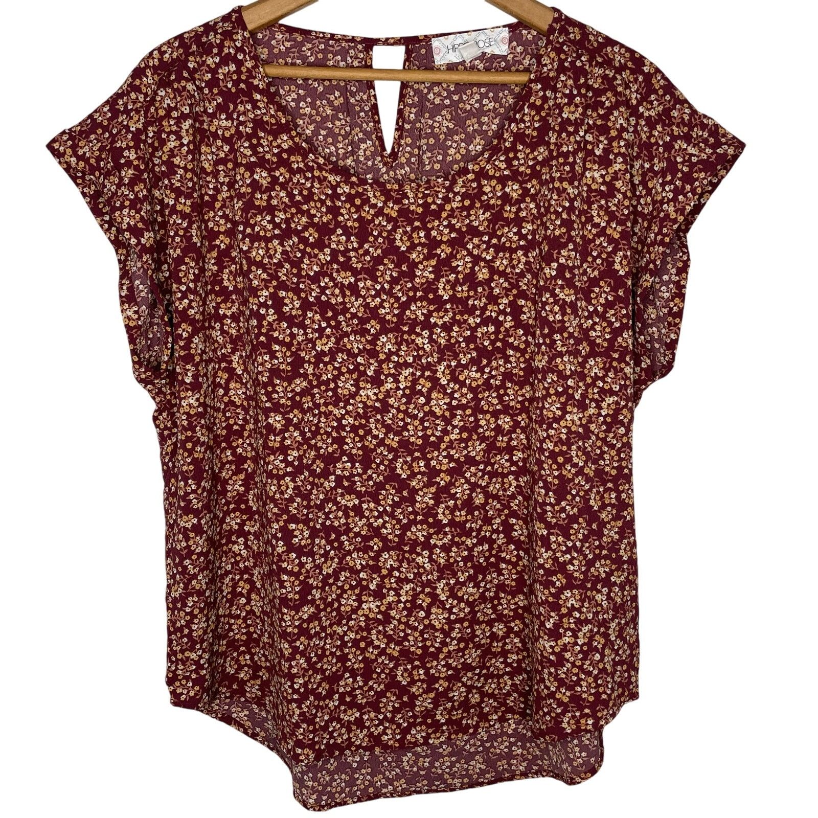 Other NWOT Hippie Rose Floral Blouse Size XL / US 12-14 / IT 48-50 - 1 Thumbnail