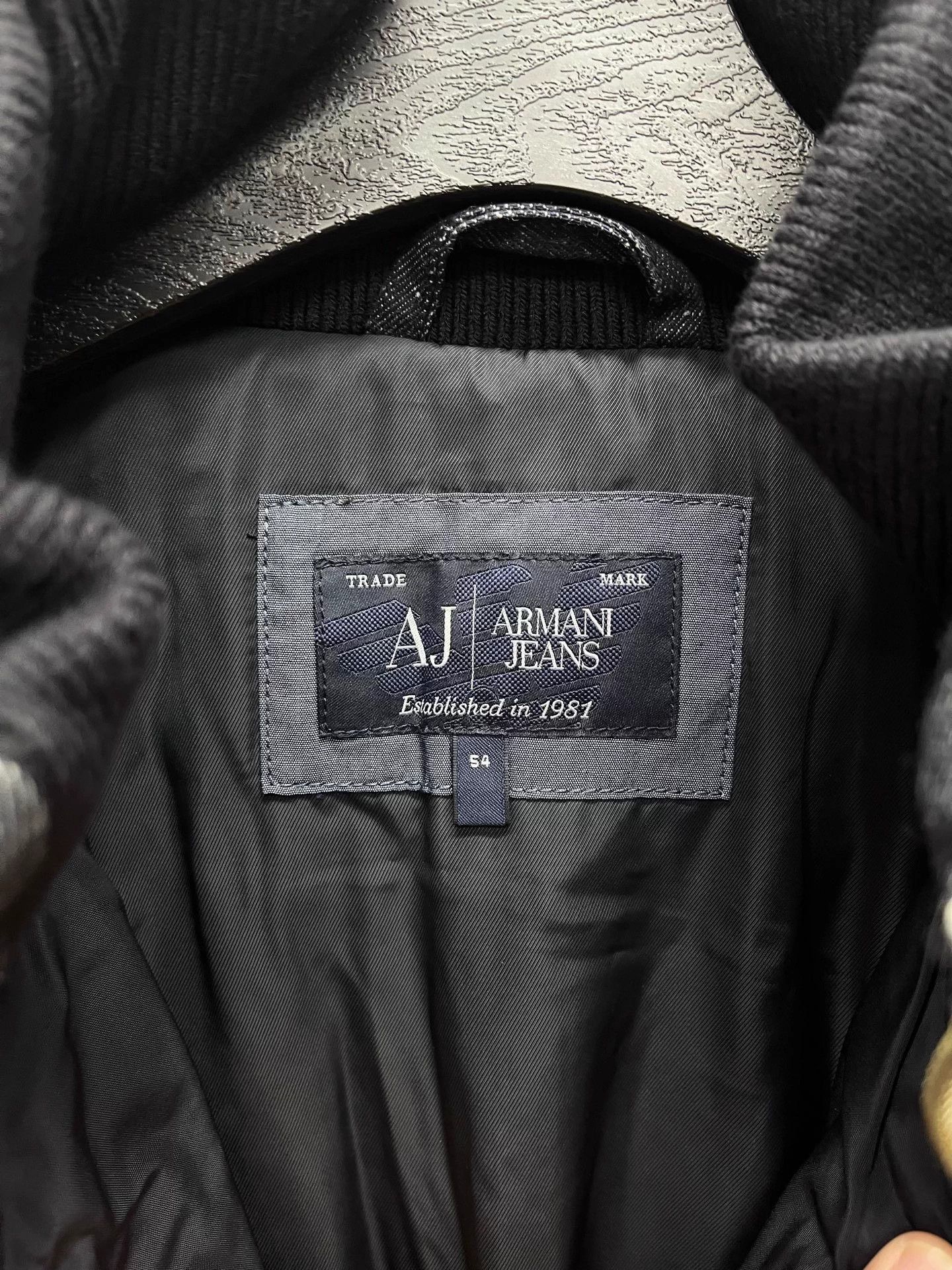 Armani Armani Jeans solid cotton coat 54 Size US L / EU 52-54 / 3 - 4 Thumbnail