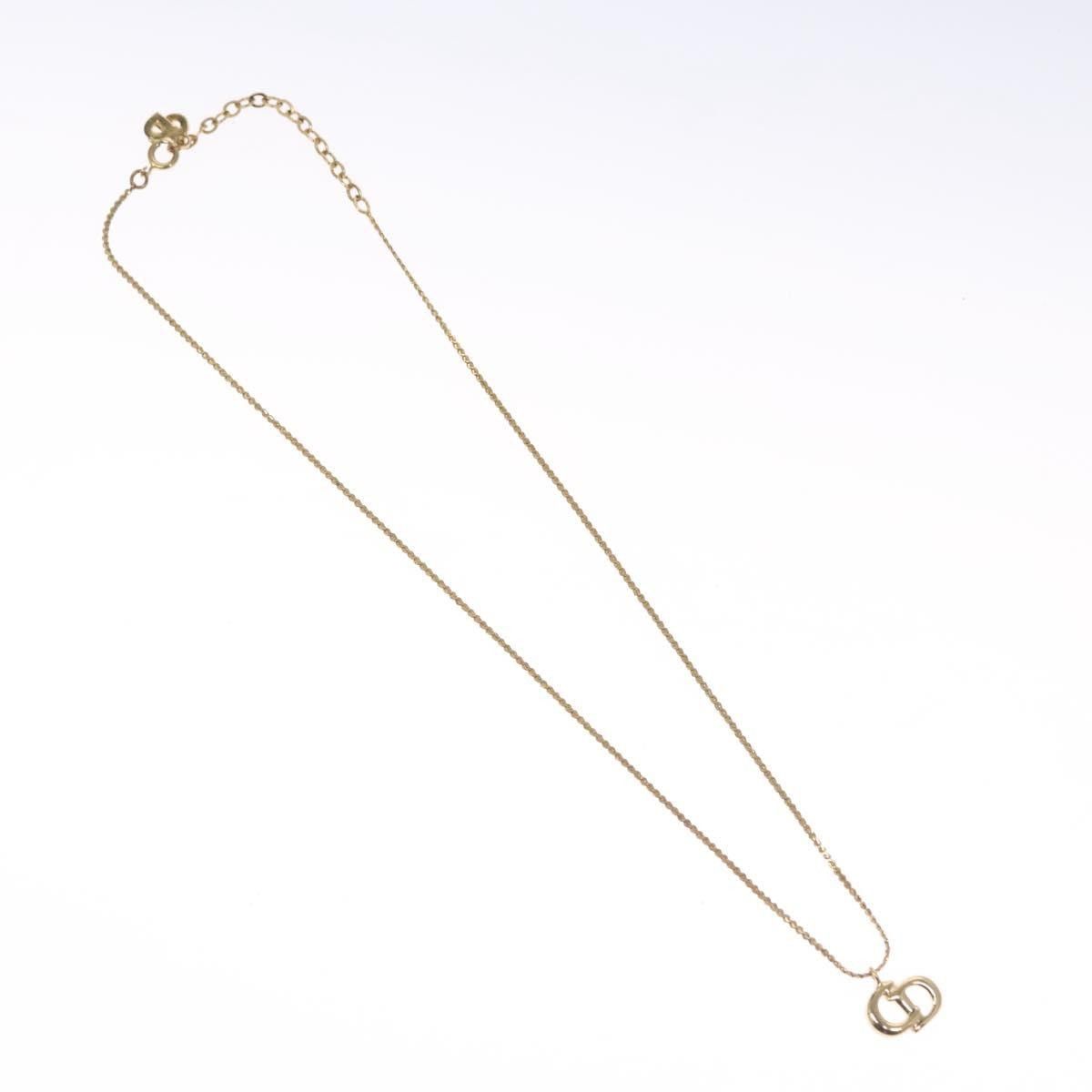 Dior Christian Dior CD Pendant Necklace Metal Size ONE SIZE - 1 Thumbnail