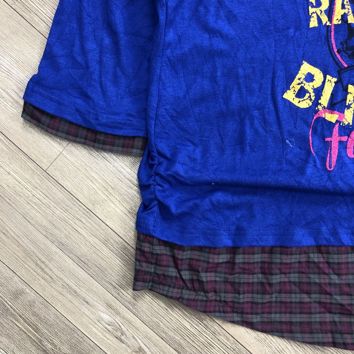 Japanese Brand × Le Grande Bleu (L.G.B.) × Seditionaries 2000s PLG Poem Double Layers Goa Lgb Ifsixwasnine 3/4 Hoodie Size US XXL / EU 58 / 5 - 7 Thumbnail