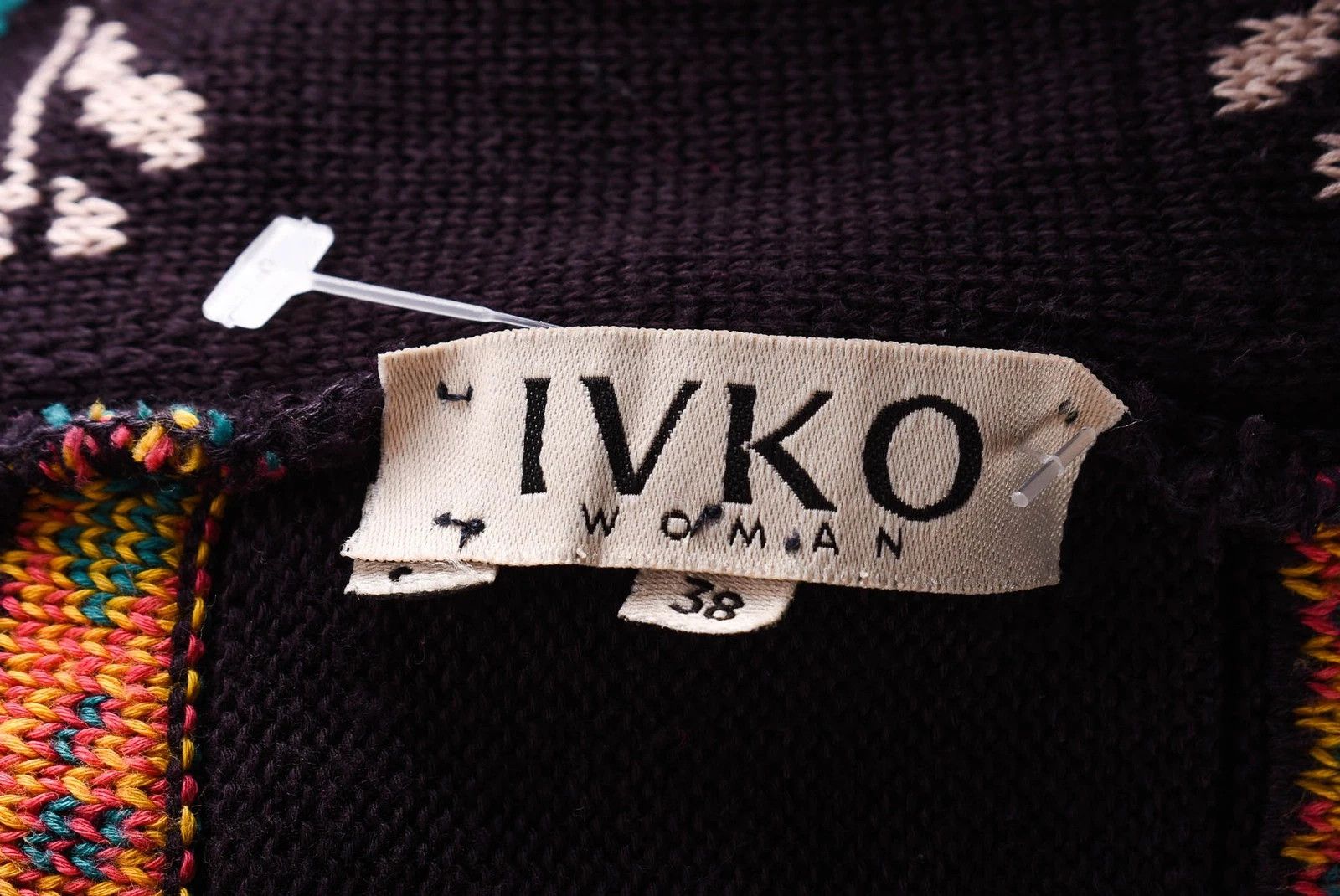 Other Women's IVKO Jacquard Knit Gunta Pattern Jacket Cardigan Size M / US 6-8 / IT 42-44 - 3 Thumbnail