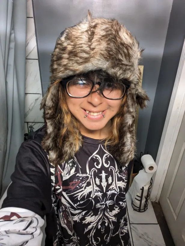 Designer × Japanese Brand Ushanka Warm ski hat with ears Size ONE SIZE - 3 Thumbnail