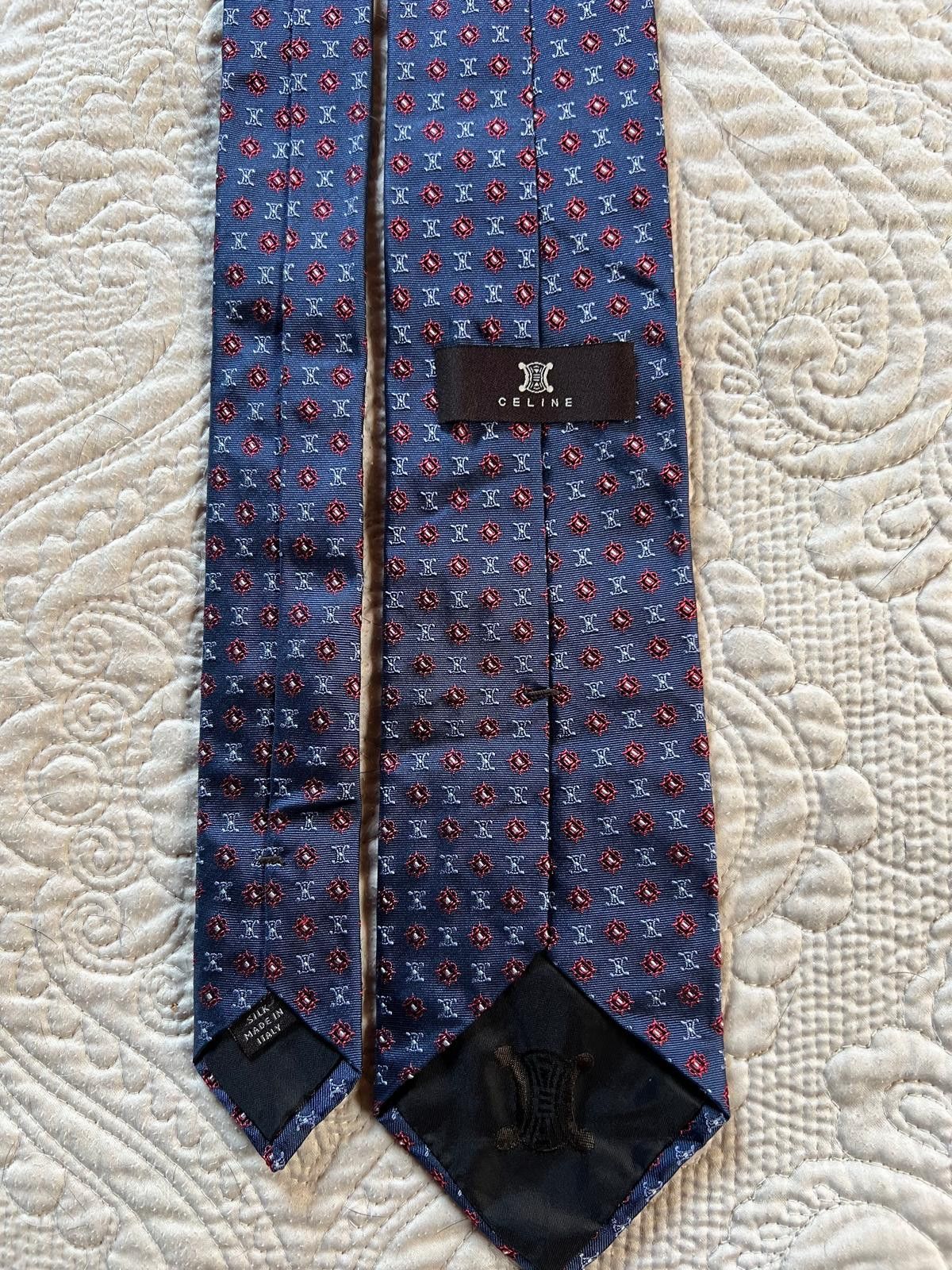 Celine Celine exclusive long silk tie Size ONE SIZE - 2 Thumbnail