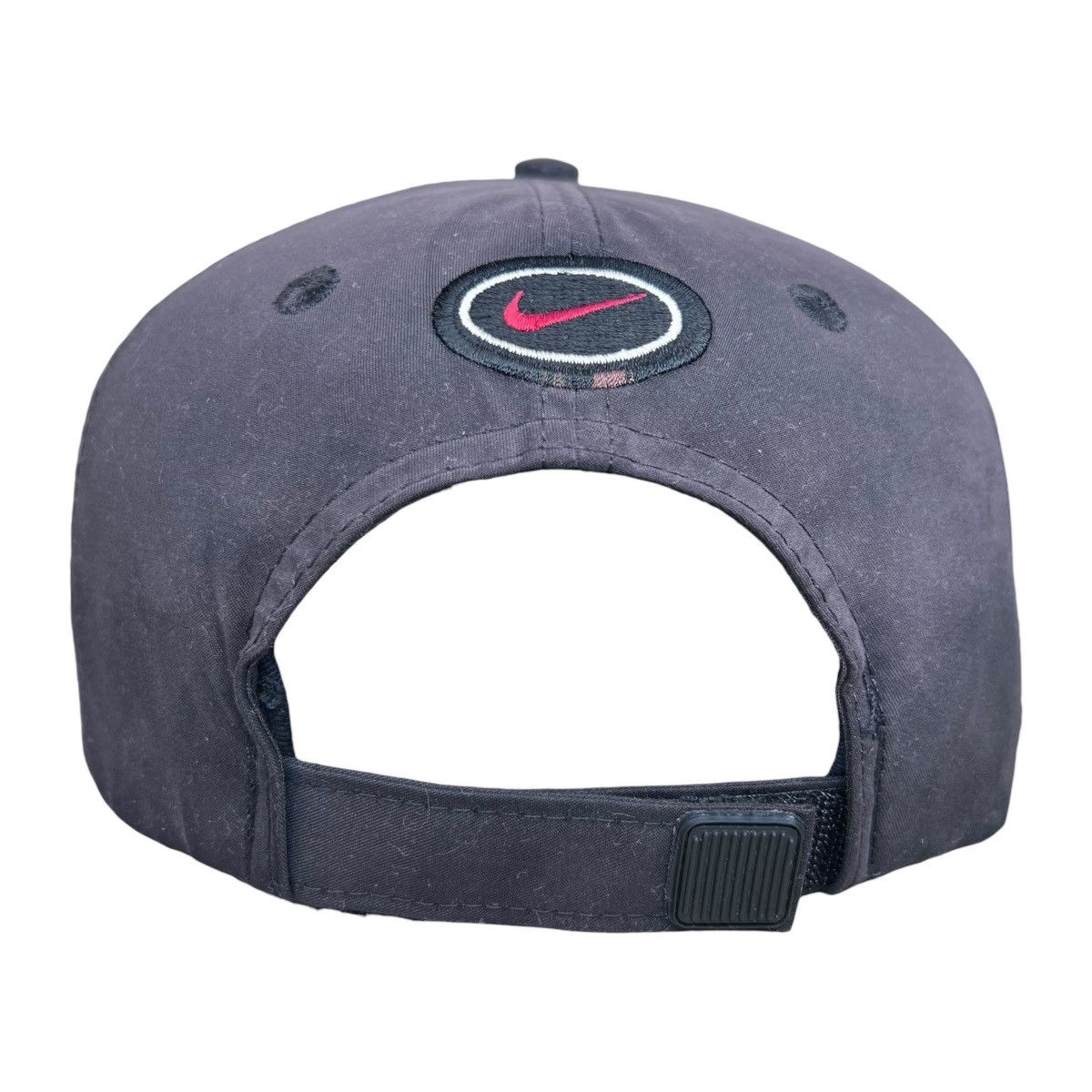 Nike Vintage 1990s Nike Swoosh 18 Spell Out Strap Back Hat Size ONE SIZE - 4 Thumbnail