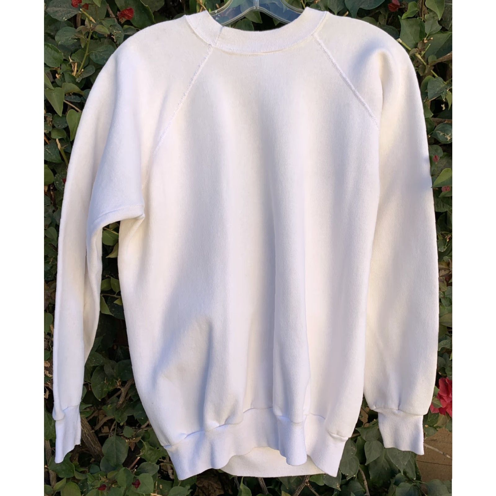 Vintage Vintage Riverfront Park Spokane Wa Raglan Sweatshirt Sweater Jumper M L Shirt White 1980s Womens Mens Size M / US 6-8 / IT 42-44 - 5 Thumbnail
