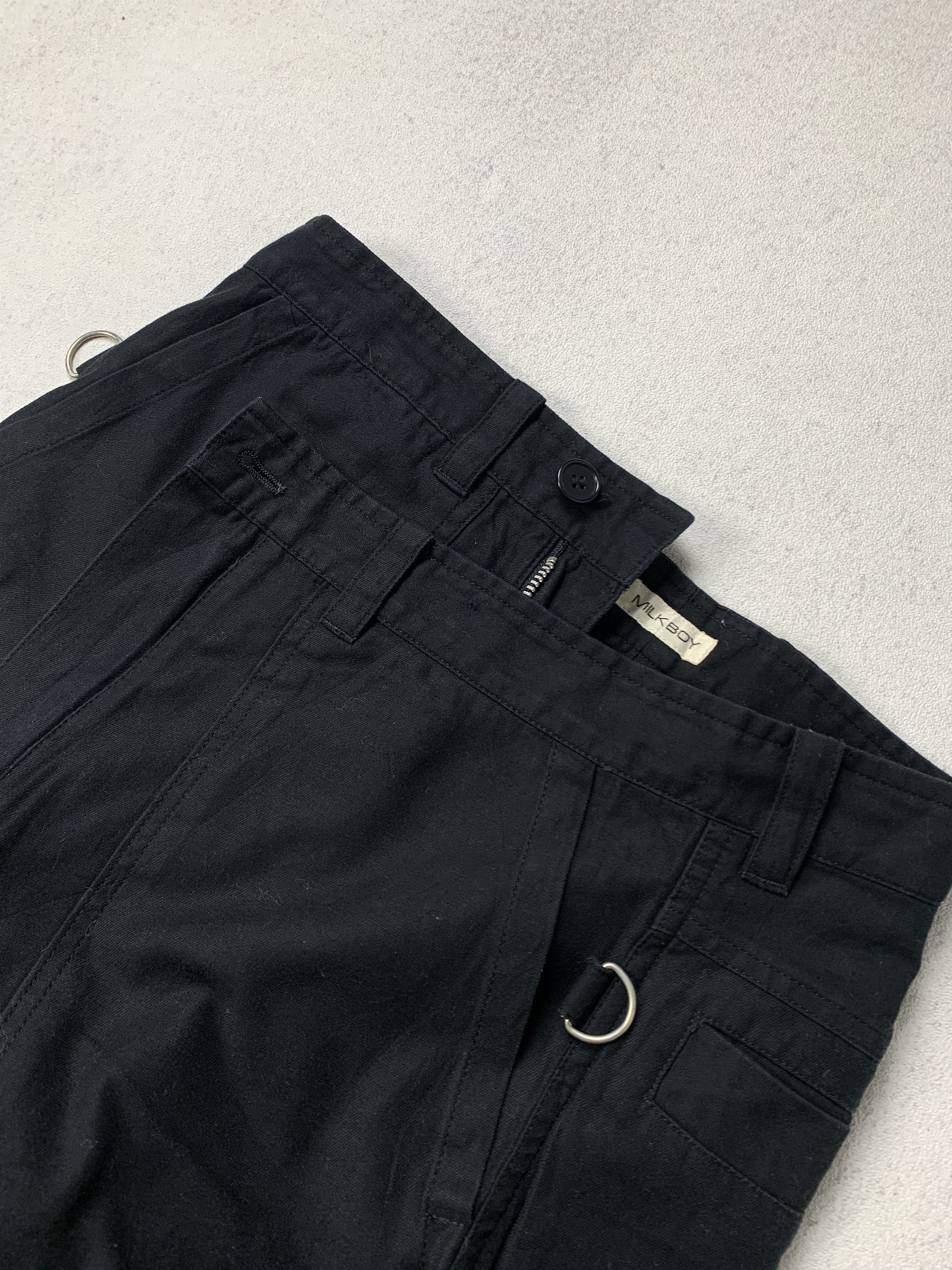 Seditionaries Milkboy Punk Bondage Japanese Brand Black Pants Size US 33 - 9 Thumbnail