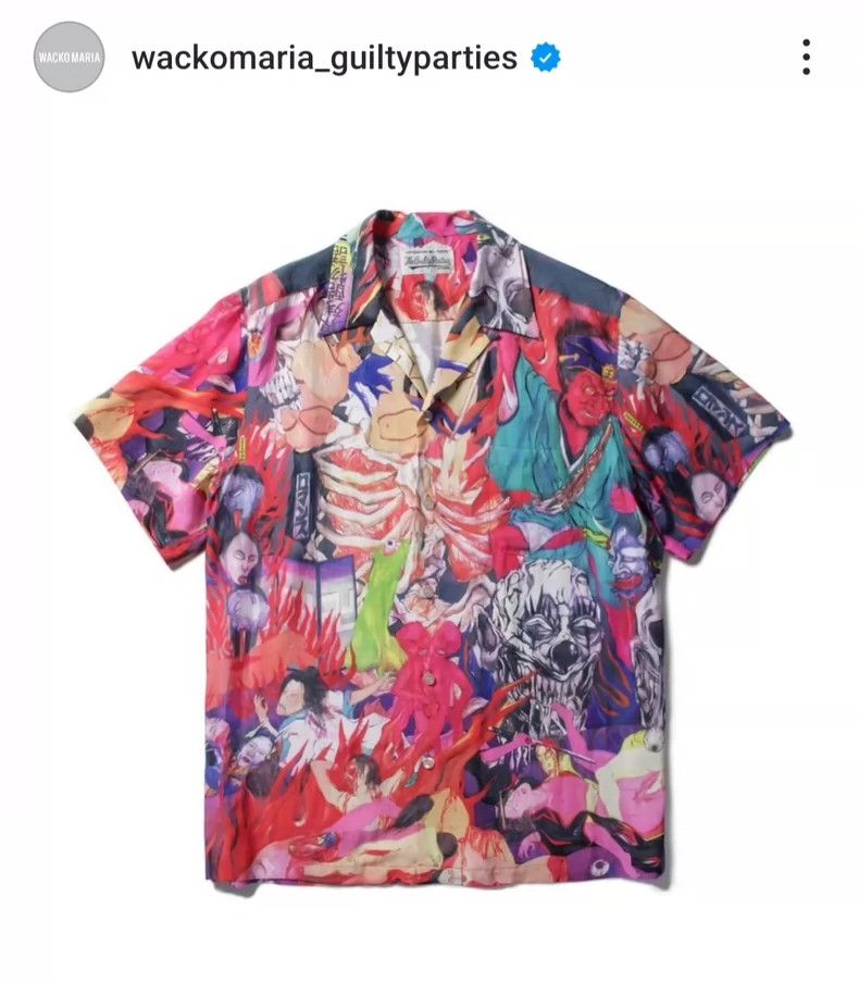 Wacko Maria Wacko Maria Limited Edition Hawaiian Shirt- DMC Size US M / EU 48-50 / 2 - 1 Thumbnail