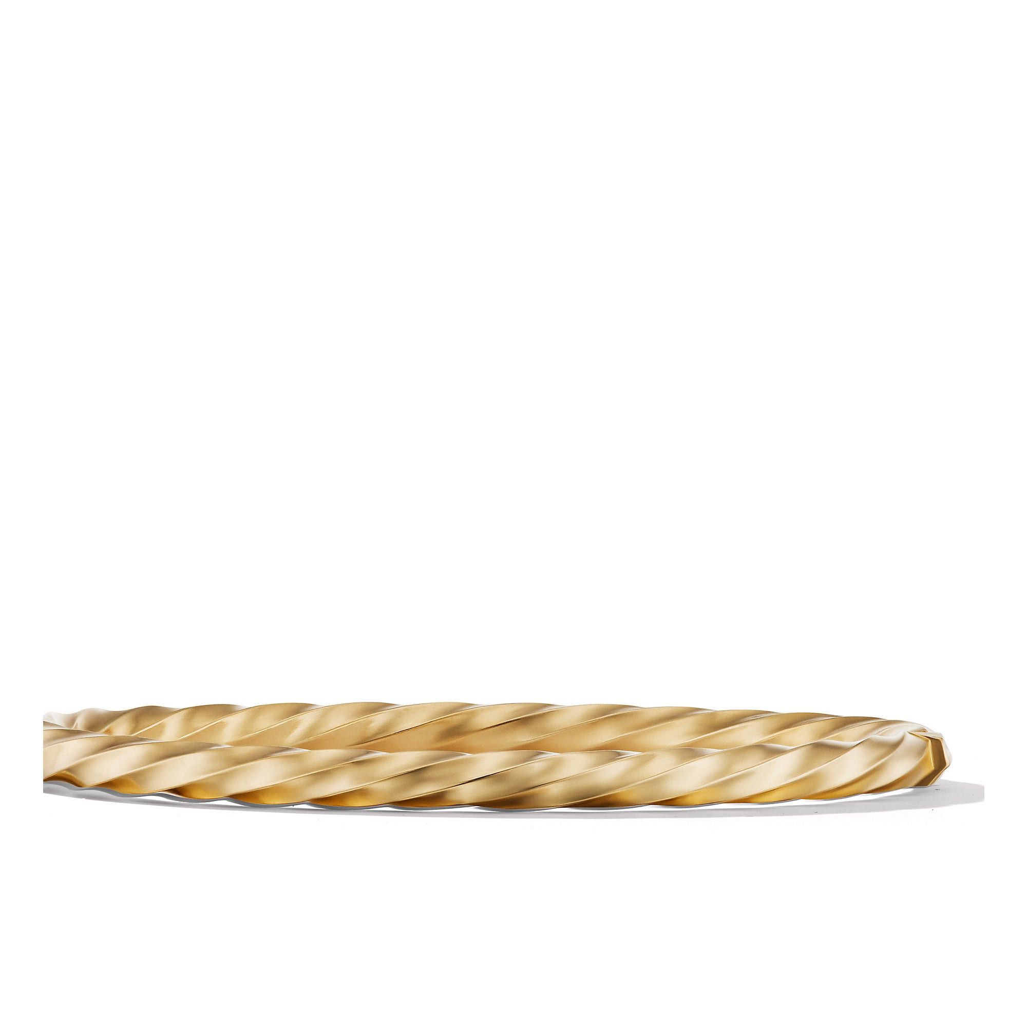 David Yurman oc11z1025 B16938 Cable Edge Bangle Bracelet in 18K in Golden Size ONE SIZE - 1 Thumbnail