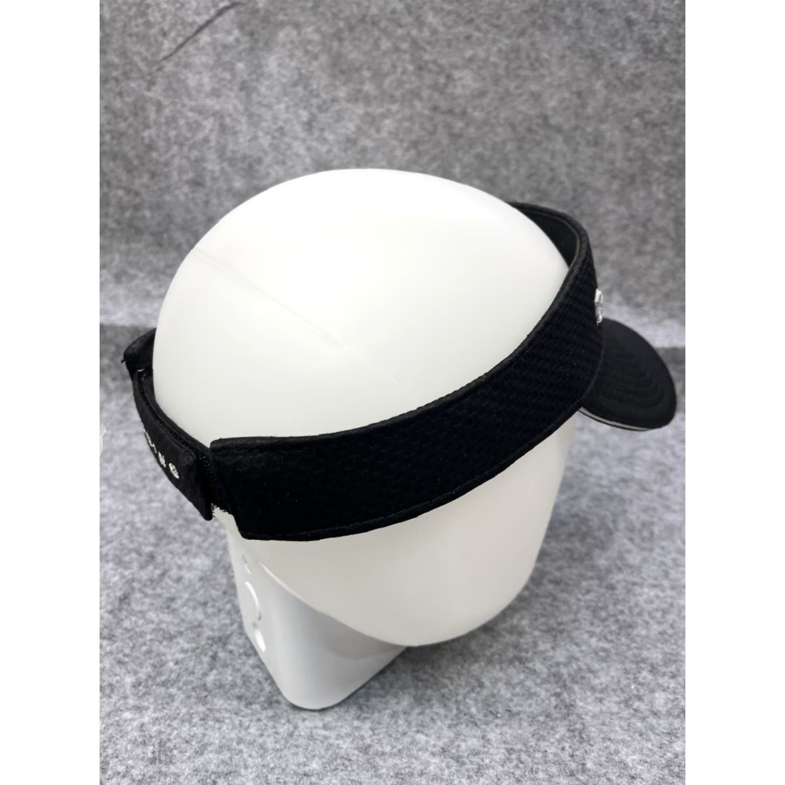 New Era New Era Visor Hat Strap Back One Size Black 100% Polyester Golf Adult Mens Cap Size ONE SIZE - 7 Thumbnail