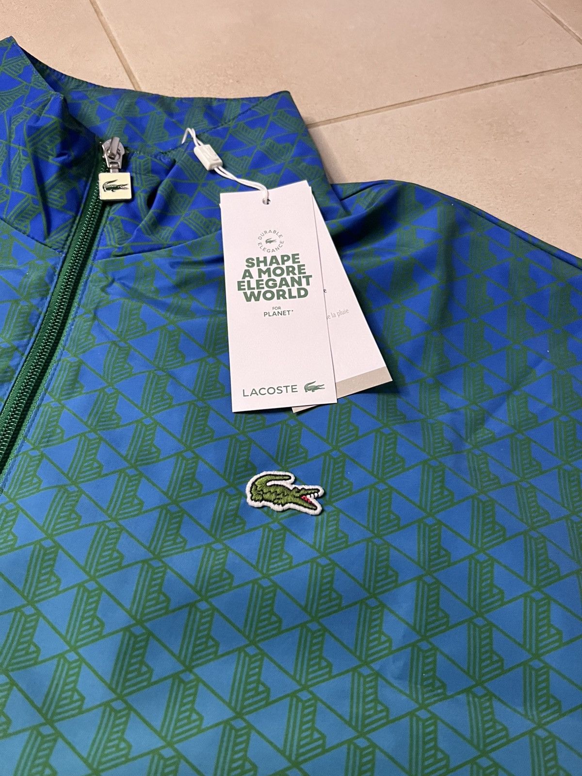 Lacoste Light Jacket Lacoste Monogram New Luxury Collection Size US L / EU 52-54 / 3 - 2 Thumbnail