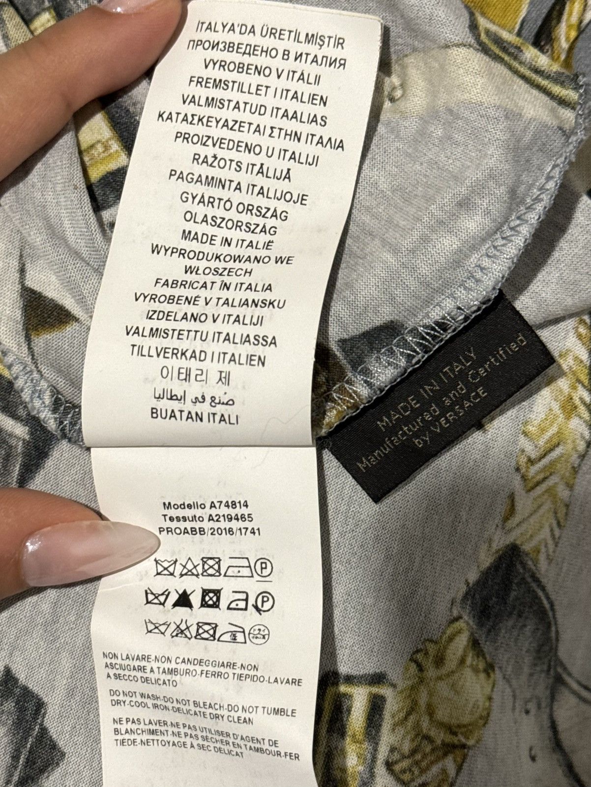 Versace Versace Tshirt Size US S / EU 44-46 / 1 - 6 Thumbnail