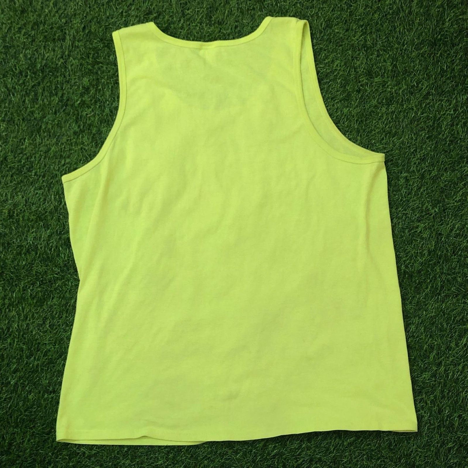 Other Retro Neon Yellow “This is Texas” Longhorn Graphic Tank Top Size US XL / EU 56 / 4 - 2 Thumbnail
