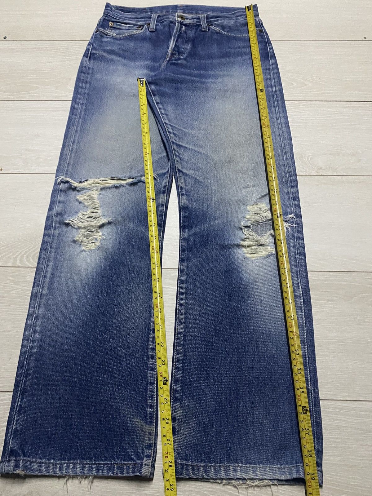 Replay Vintage Replay Jeans Mv914532 Distressed Faded Wash Jeans Size US 29 - 14 Thumbnail