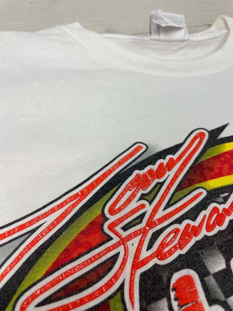 NASCAR Vintage Tony Steward 2002 Nascar Out In Front T-Shirt Size US XL / EU 56 / 4 - 15 Thumbnail