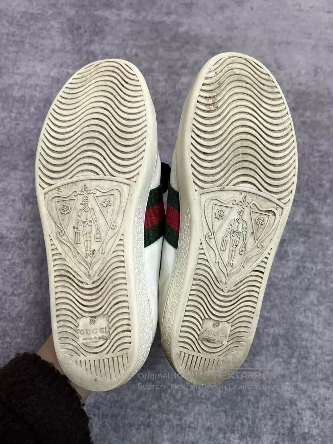 Gucci Gucci Floral White Sneakers. Size US 4.5 / IT 34.5 - 7 Thumbnail