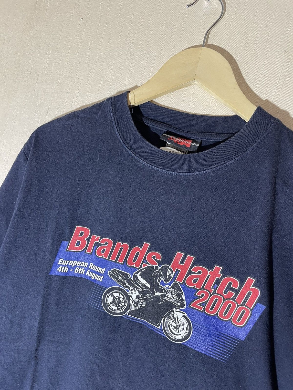 Vintage Superbike brand hatch racing vintage T shirt 90s Size US M / EU 48-50 / 2 - 11 Thumbnail