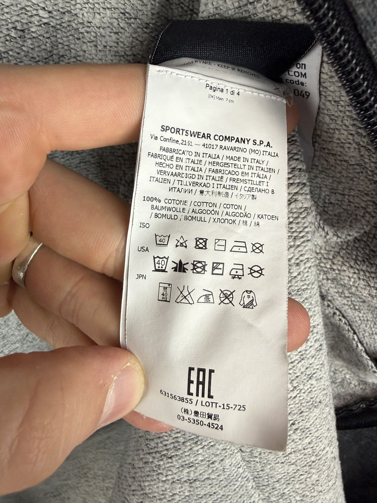 Stone Island Grey Stone Island zipped hoodie Size US M / EU 48-50 / 2 - 9 Thumbnail