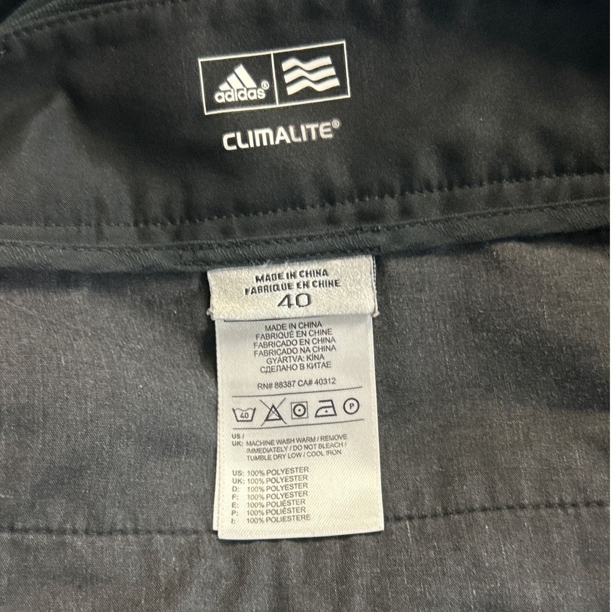 Adidas Adidas Mens 40 Climalite Polyester Athletic Board Shorts Size US 40 / EU 56 - 4 Thumbnail
