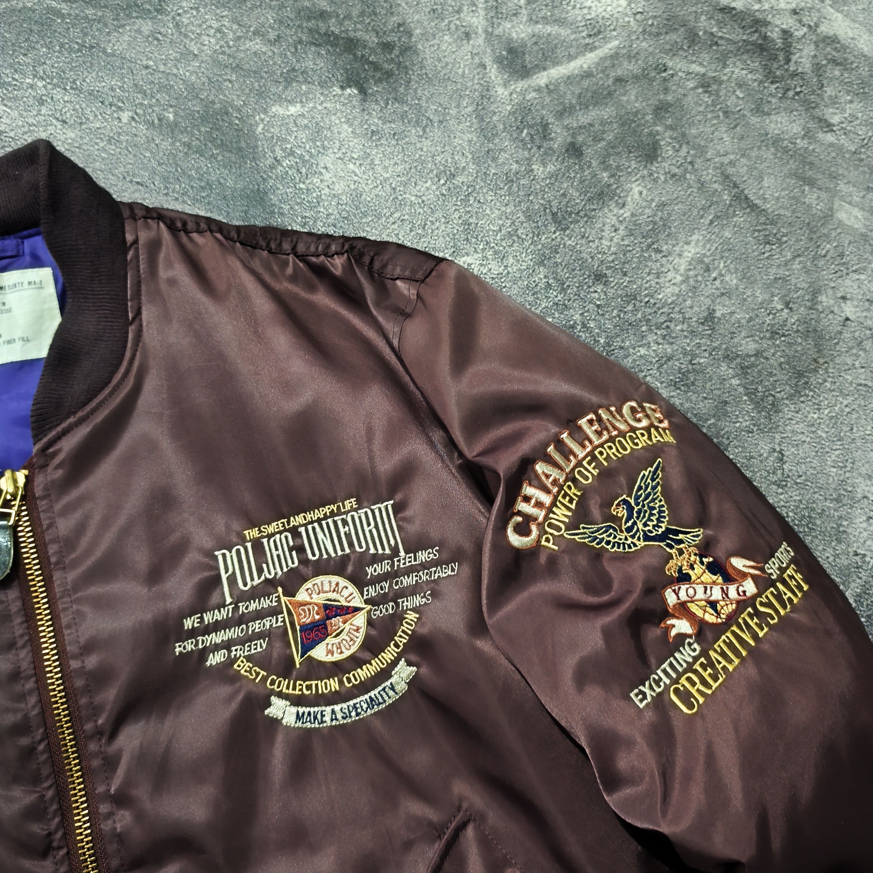 Japanese Brand × Vintage MA 1 Bomber Jacket Size US L / EU 52-54 / 3 - 5 Thumbnail