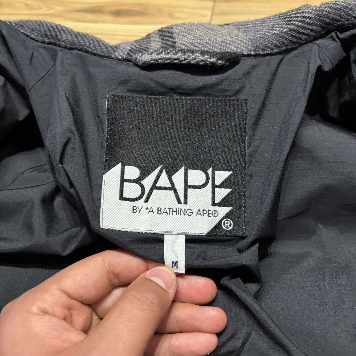 Bape Bape Quilted Plaid Puffer Size US M / EU 48-50 / 2 - 7 Thumbnail