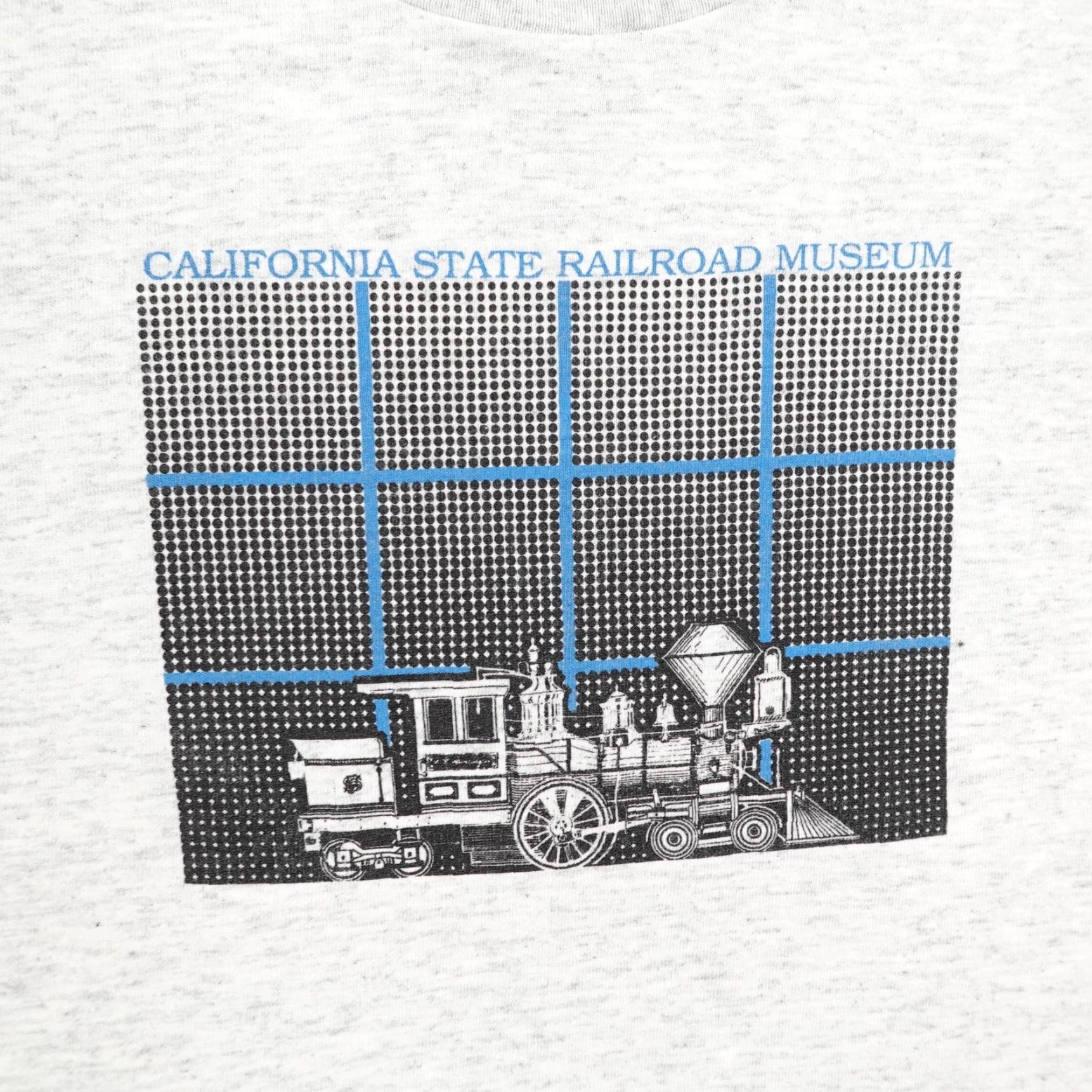 Vintage VINTAGE California Railroad Museum Shirt Mens Large Gray Train Single Stitch 90s Size US L / EU 52-54 / 3 - 2 Thumbnail