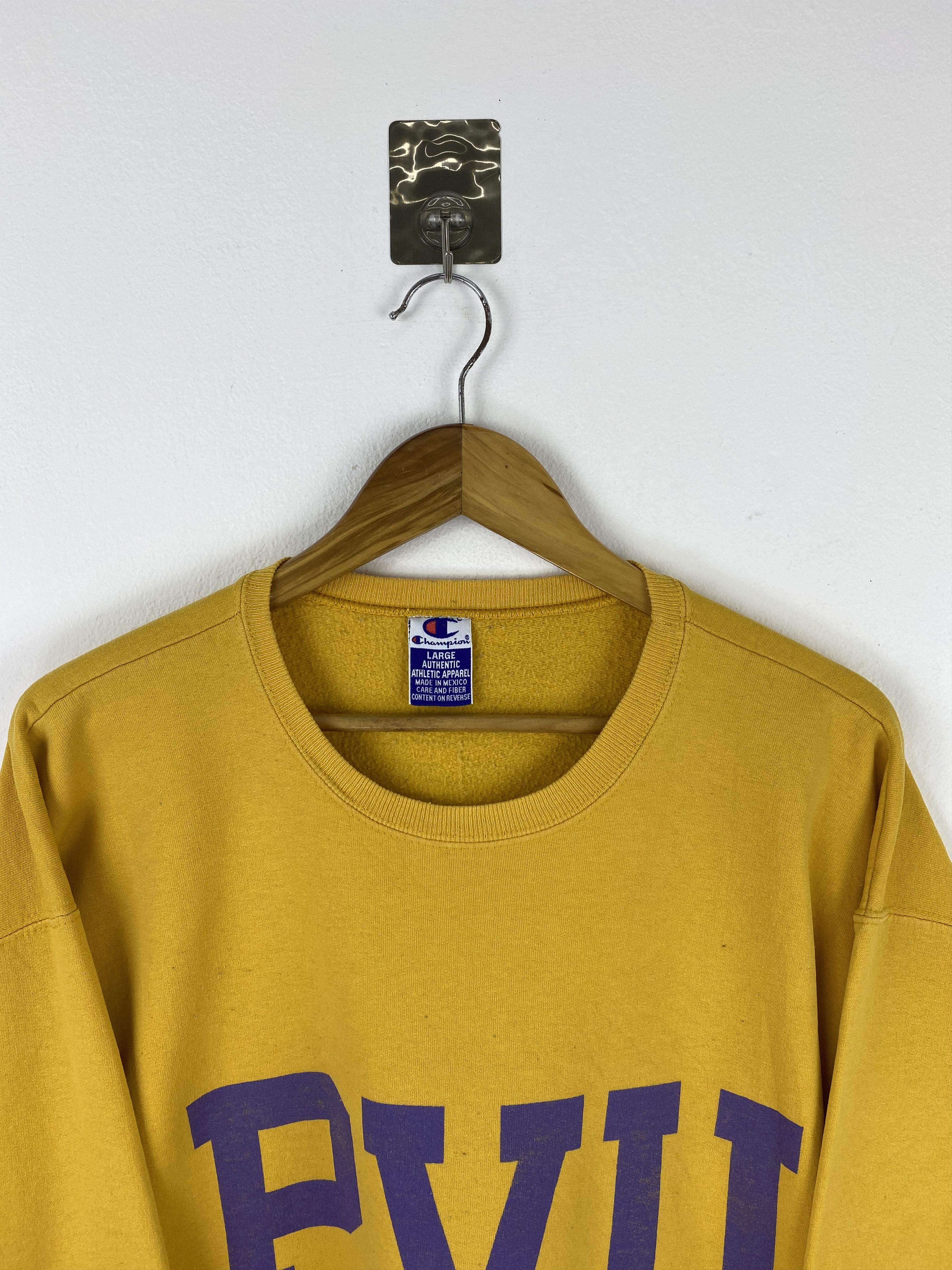 Champion Vintage 90s Champion Crewneck Pullover Sweatshirt SH0497 Size US L / EU 52-54 / 3 - 2 Thumbnail