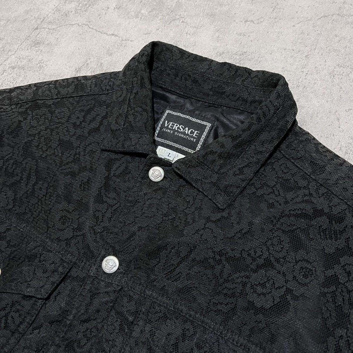 Versace Versace Signature Floral Paisley Trucker Jacket Size US L / EU 52-54 / 3 - 3 Thumbnail