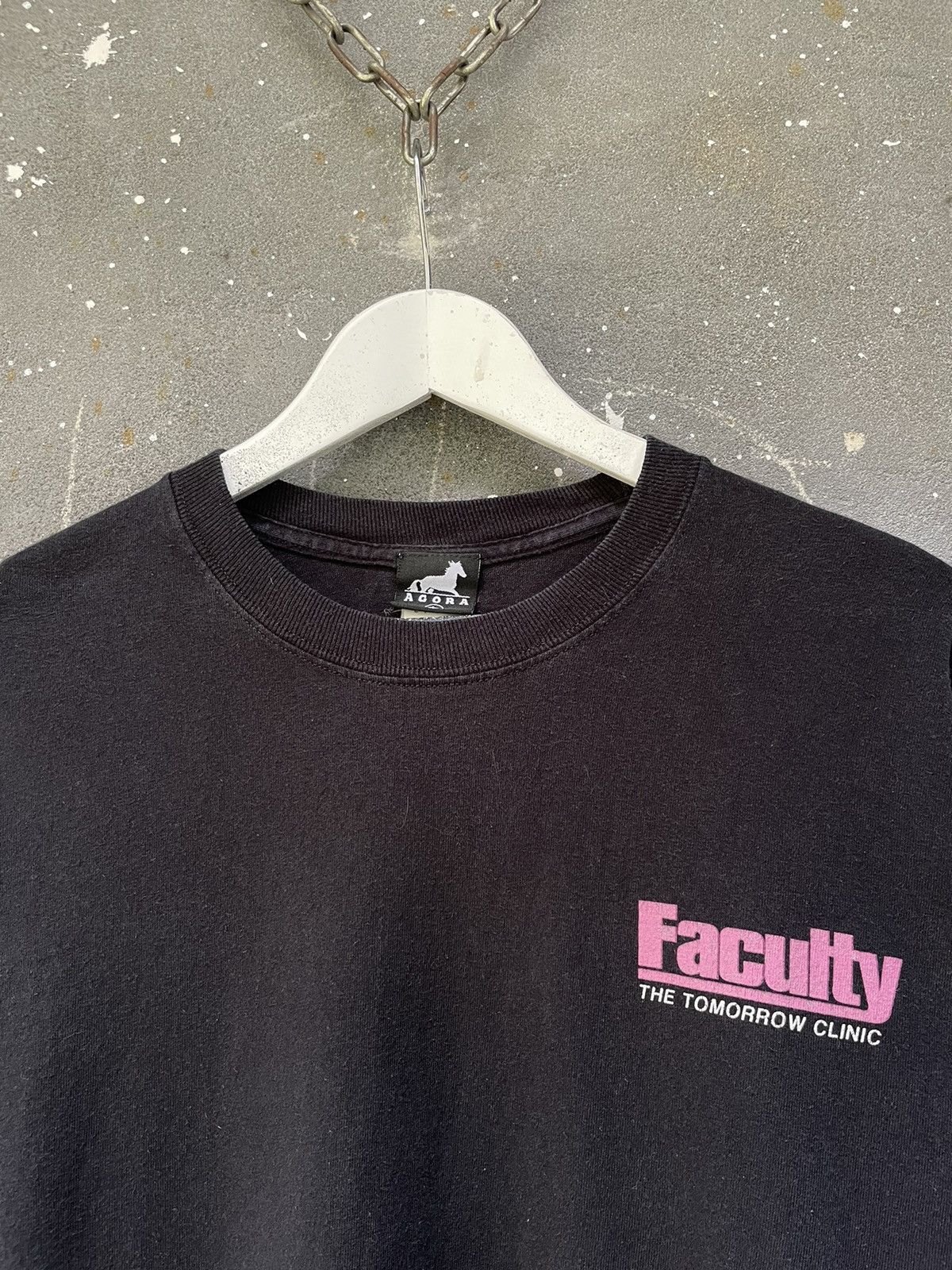 Japanese Brand Vintage Agora Faculty Mind Body Long Sleeve Full Print RARE Size US L / EU 52-54 / 3 - 5 Thumbnail