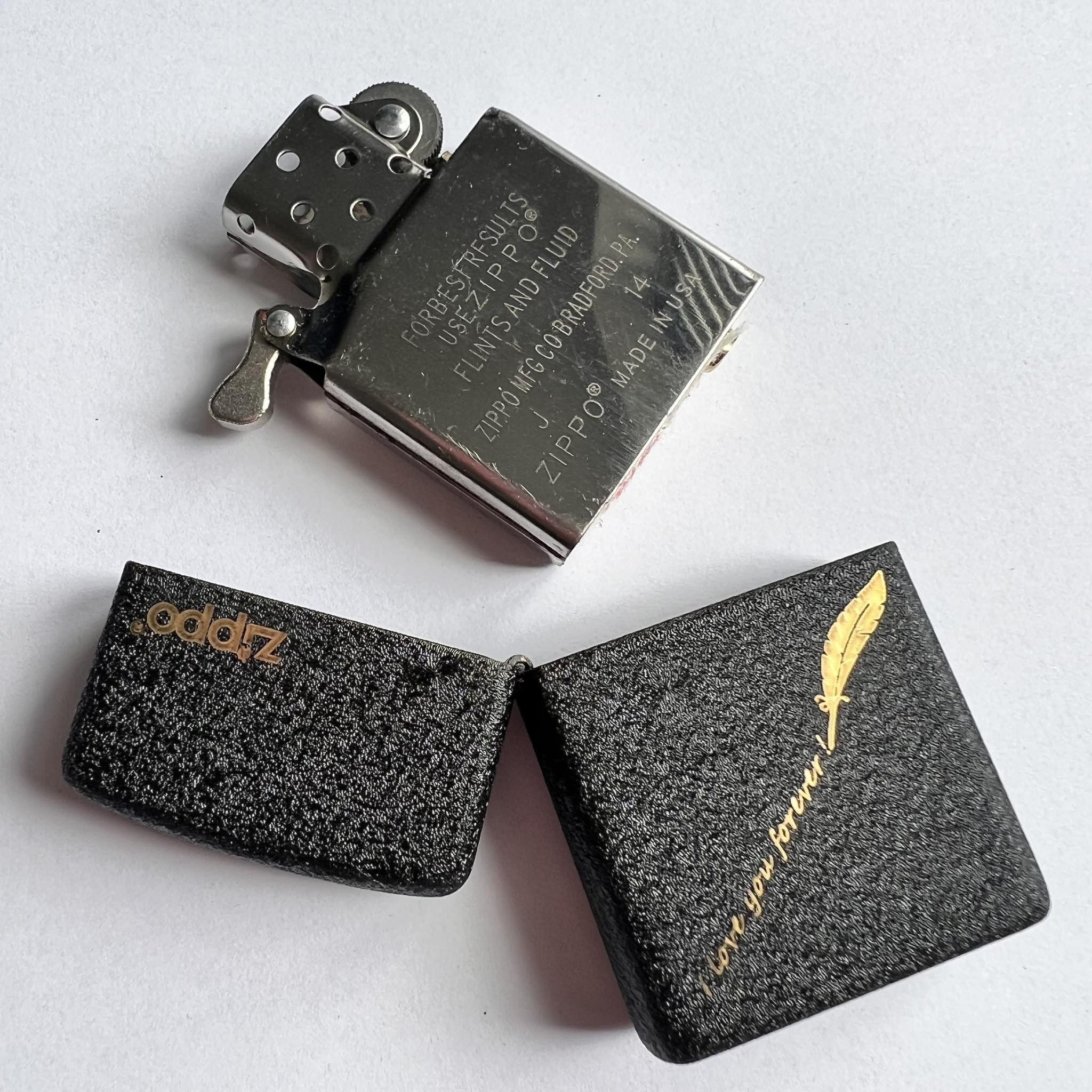 Vintage Zippo USA Men's Pocket Black Lighter in Original Box Size ONE SIZE - 7 Thumbnail
