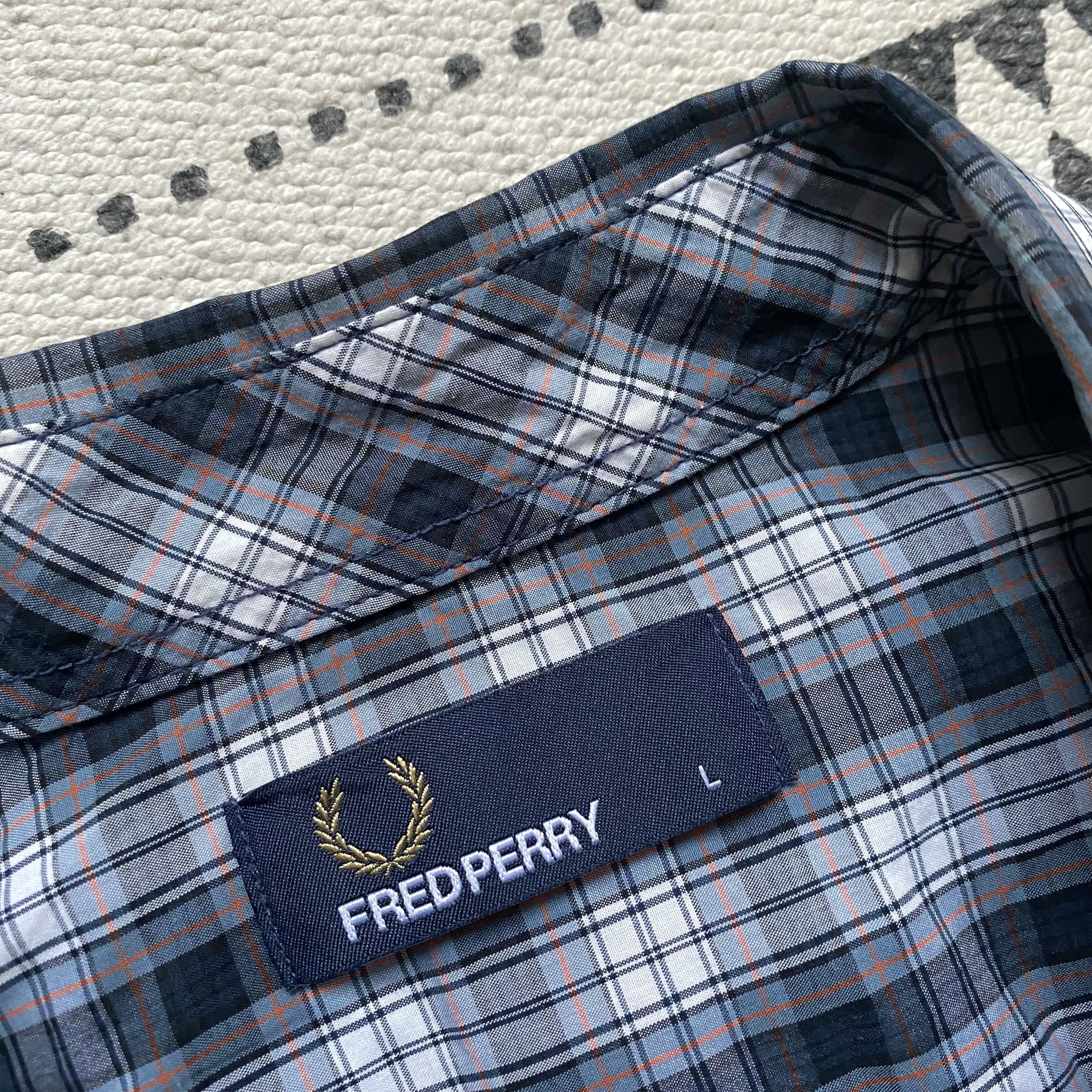 Fred Perry Fred Perry Classic Flannel Shirt Checked Travis Scott Style Size US M / EU 48-50 / 2 - 6 Thumbnail