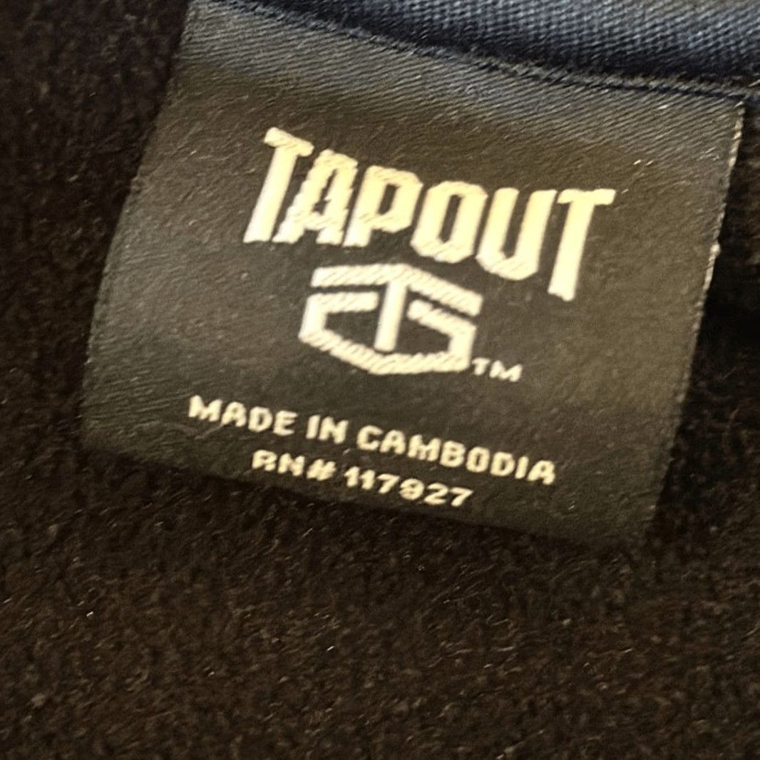 Tapout VINTAGE TapouT Hoodie Black Camo Mens L MMA Kangaroo Pocket Workout Size US L / EU 52-54 / 3 - 4 Thumbnail