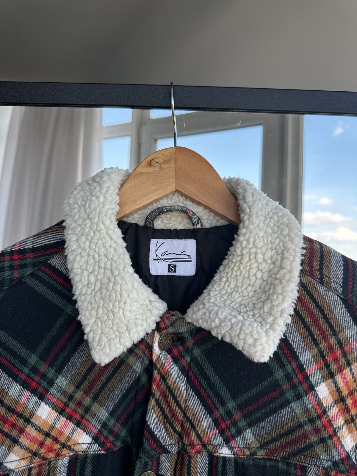 Karl Kani Karl Kani Checkered Heavy Sherpa Jacket Sz S Size US S / EU 44-46 / 1 - 3 Thumbnail