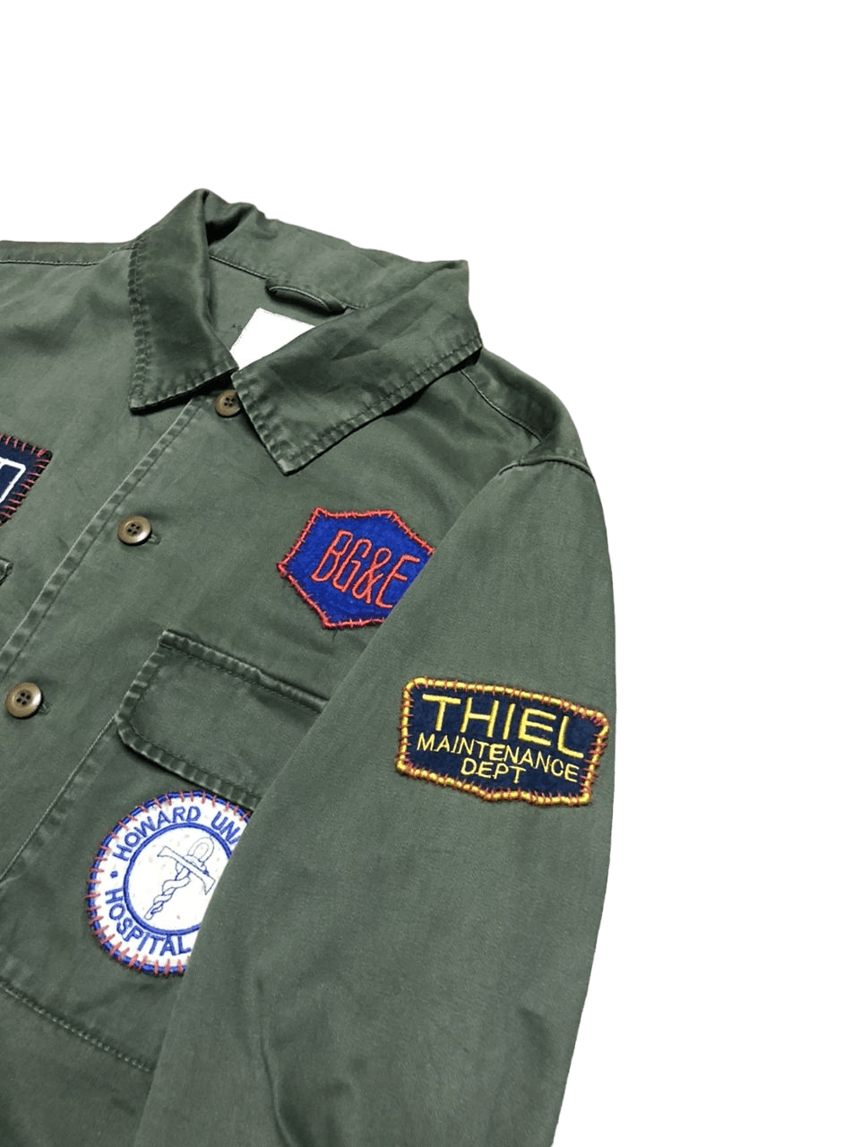 Vintage Vtg Union Outfitter C-46 Button Down Shirt Custom Patch Size US M / EU 48-50 / 2 - 18 Thumbnail