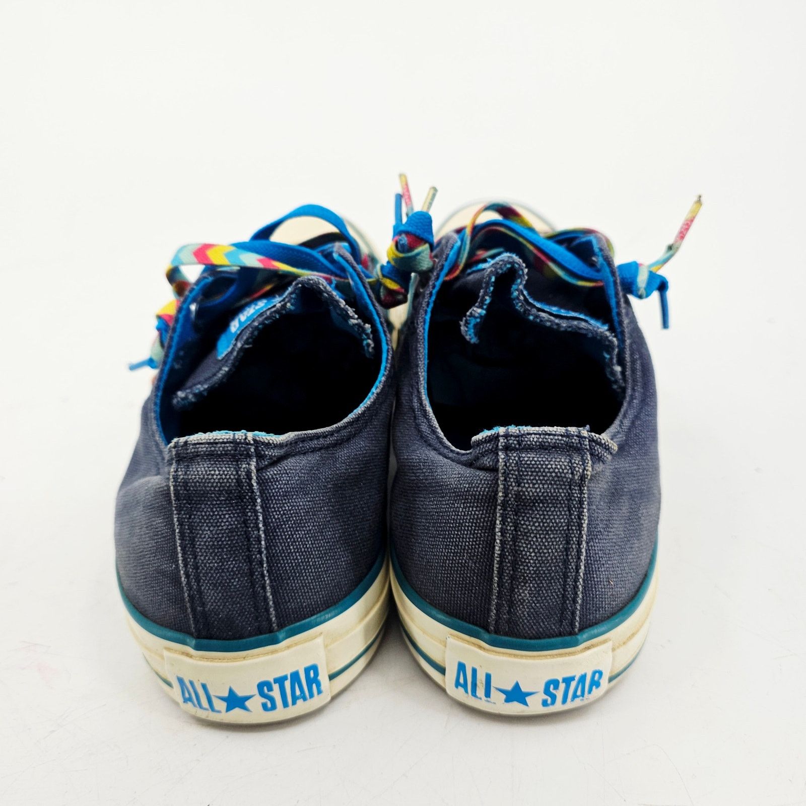 Converse Converse Chuck Navy Blue Rainbow Chevron sneaker Shoe 10 Size US 10 / IT 40 - 4 Thumbnail