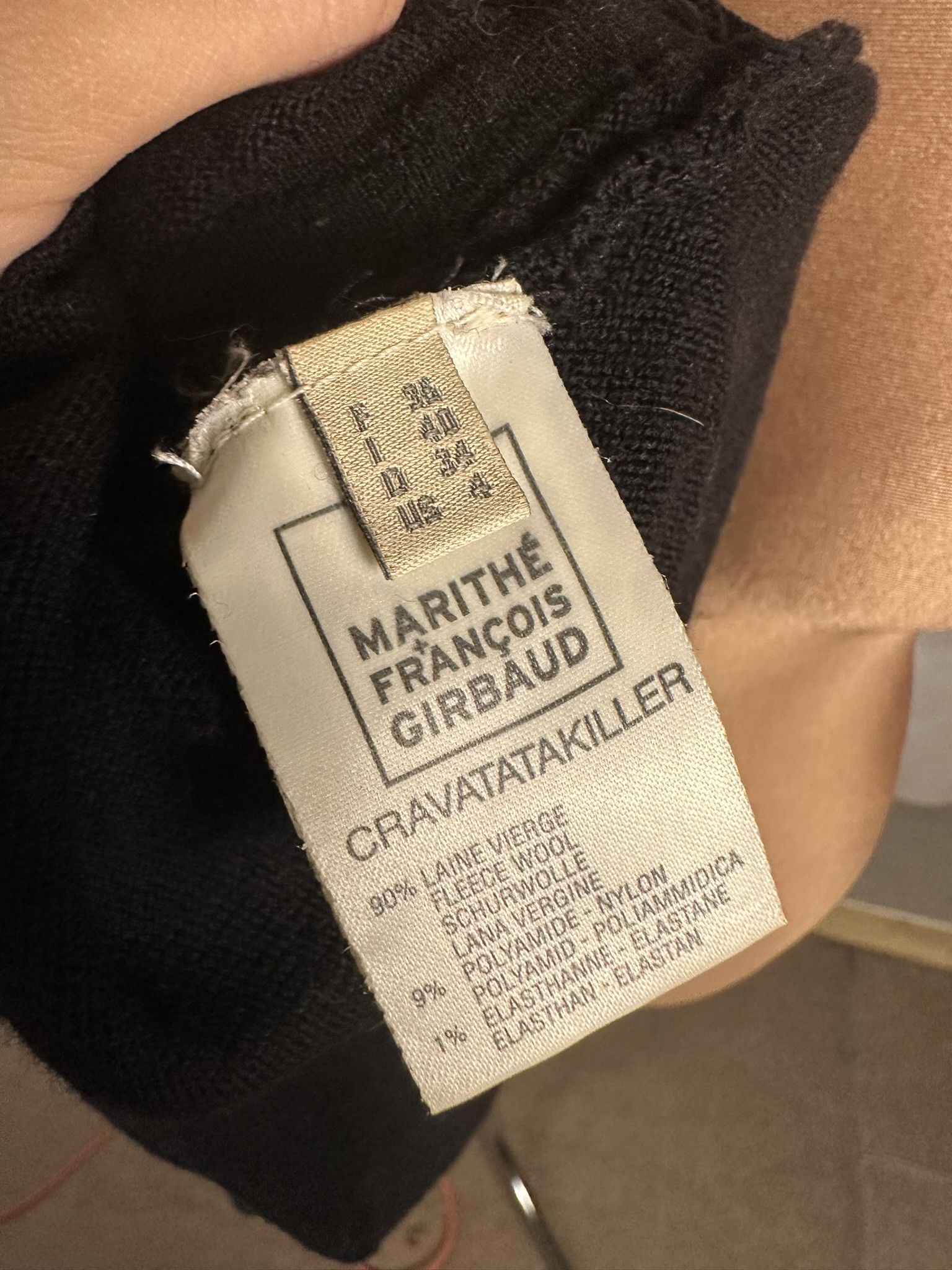 Marithe + Francois Girbaud Marithe Francois Girbaud Wool Avant Garde Japanese Dress Size S / US 4 / IT 40 - 11 Thumbnail