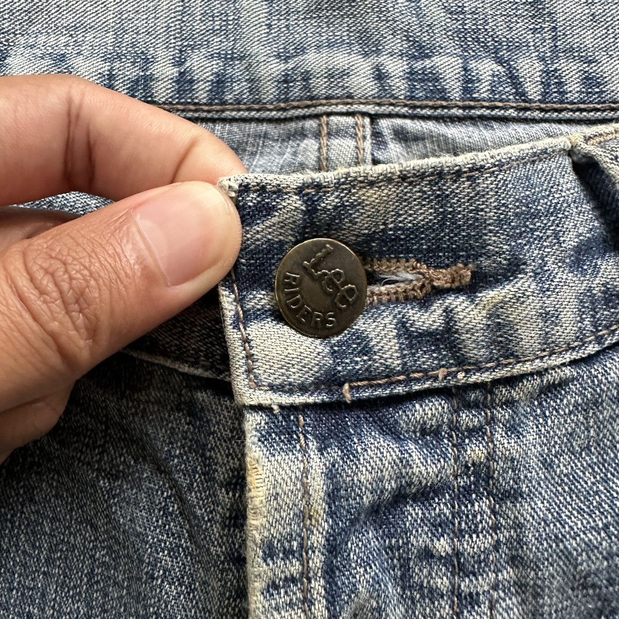 Japanese Brand W34 Vintage Lee Riders Faded Rusty Distressed Denim Jean Size US 34 / EU 50 - 6 Thumbnail