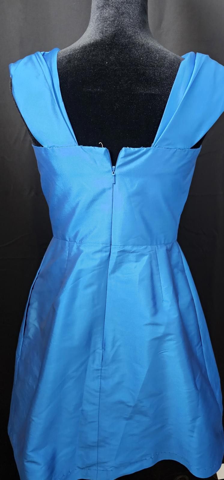 Other Alfred Sung Dress Vibrant Blue Womens Size S Size M / US 6-8 / IT 42-44 - 4 Thumbnail