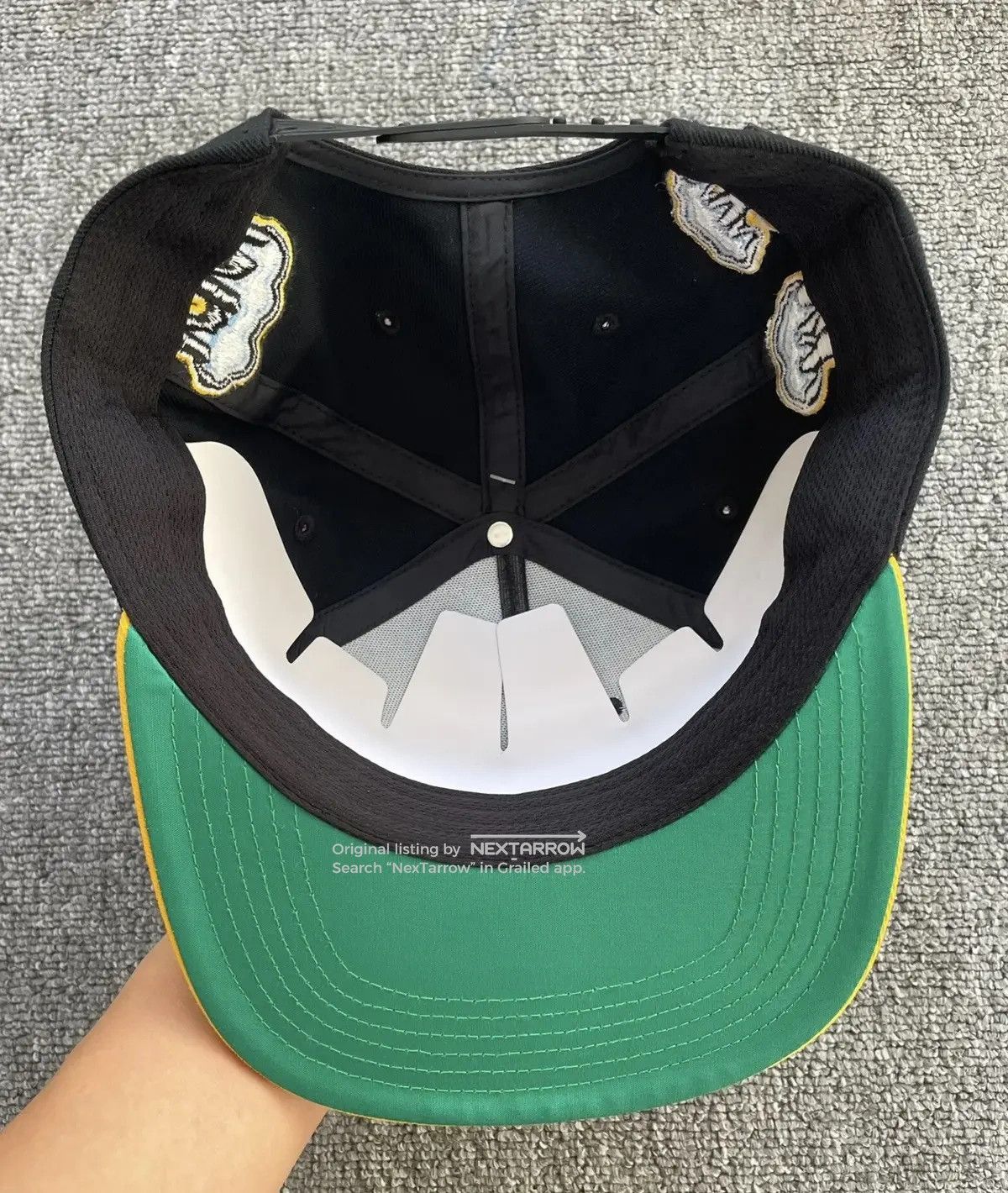 Bbc Icecream Fully Embroidered Baseball Cap in Black, Men's — image 5 of 6