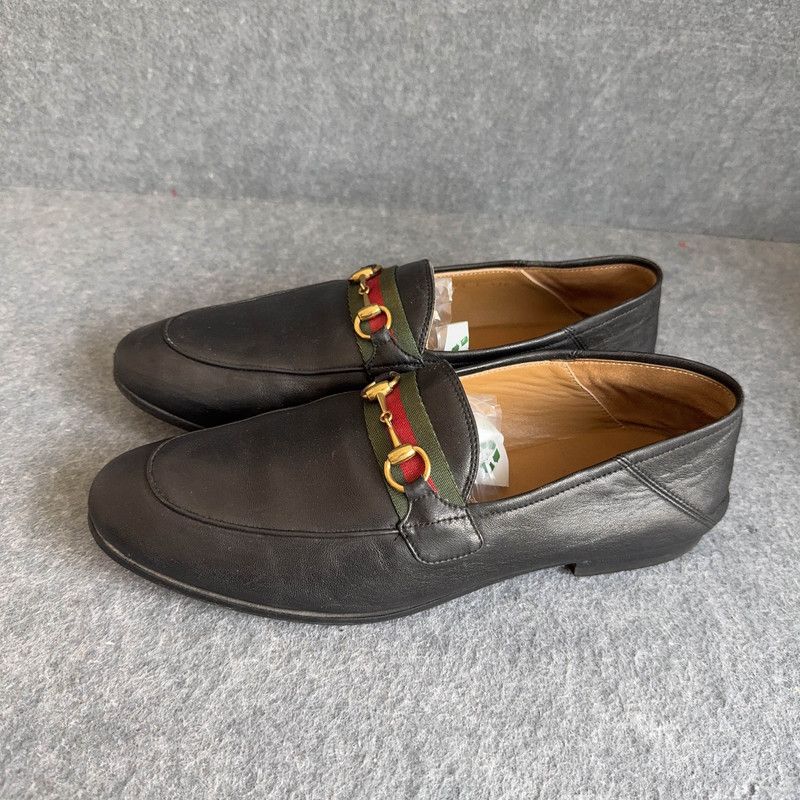 Gucci Gucci Classic Black Slip-On Loafers for Men 0079 Size US 8 / EU 41 - 1 Thumbnail